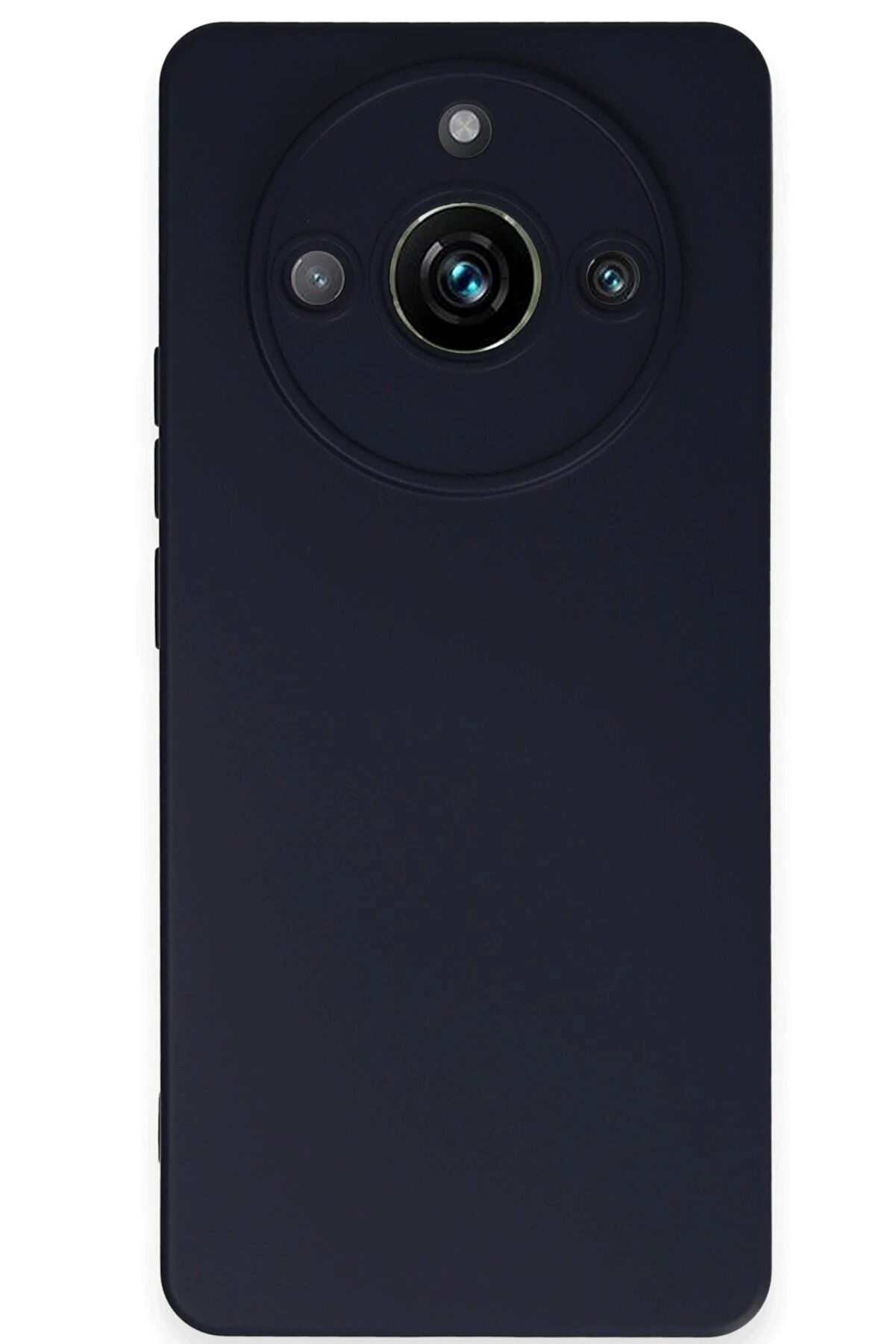 CepteToptan Realme 11 Pro Kılıf Nano i&ccedil;i Kadife Silikon - Lacivert - DROPX9066-2238