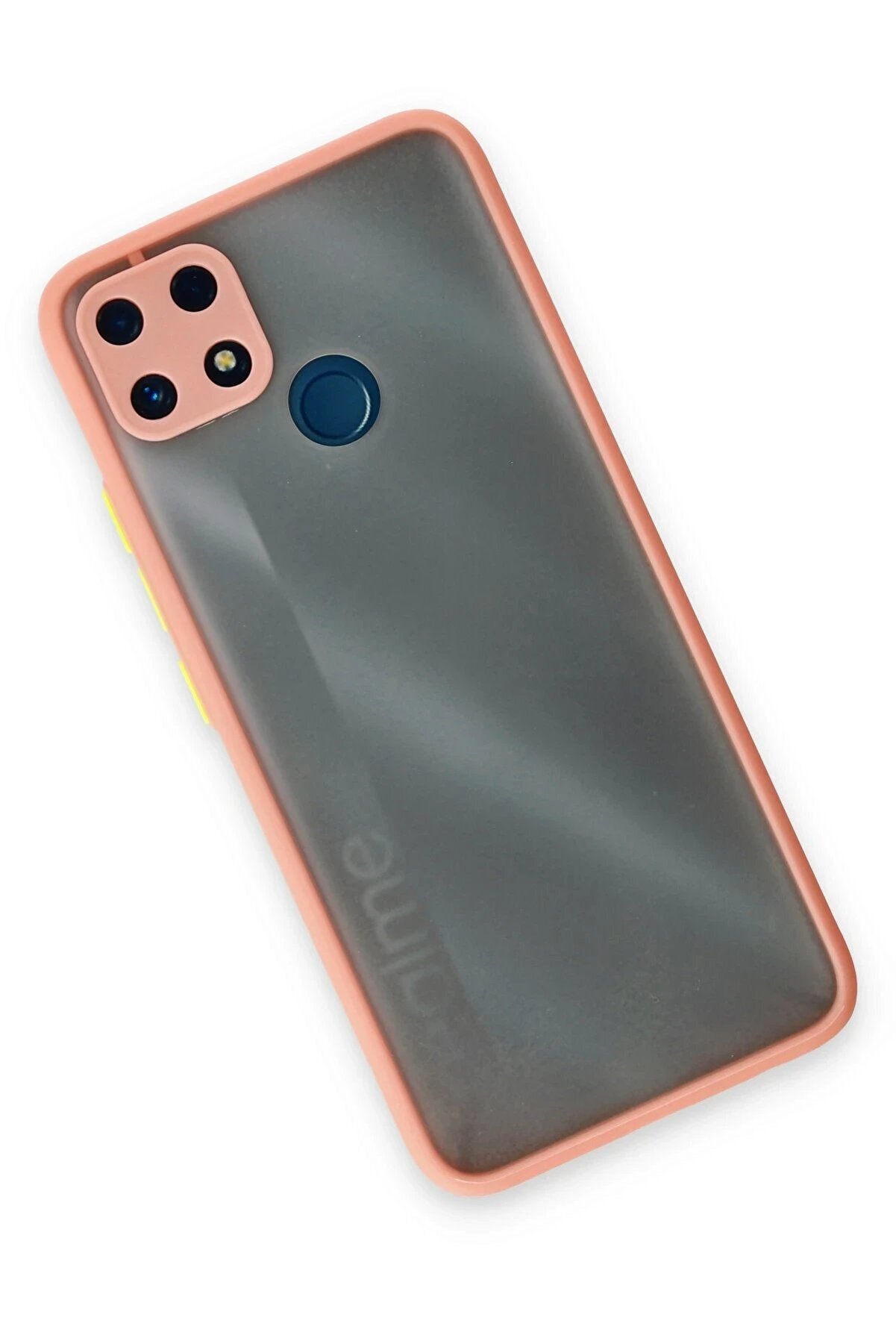 Realme C25 Kılıf Montreal Si̇li̇kon Kapak - Pembe - Dropx3454-8192