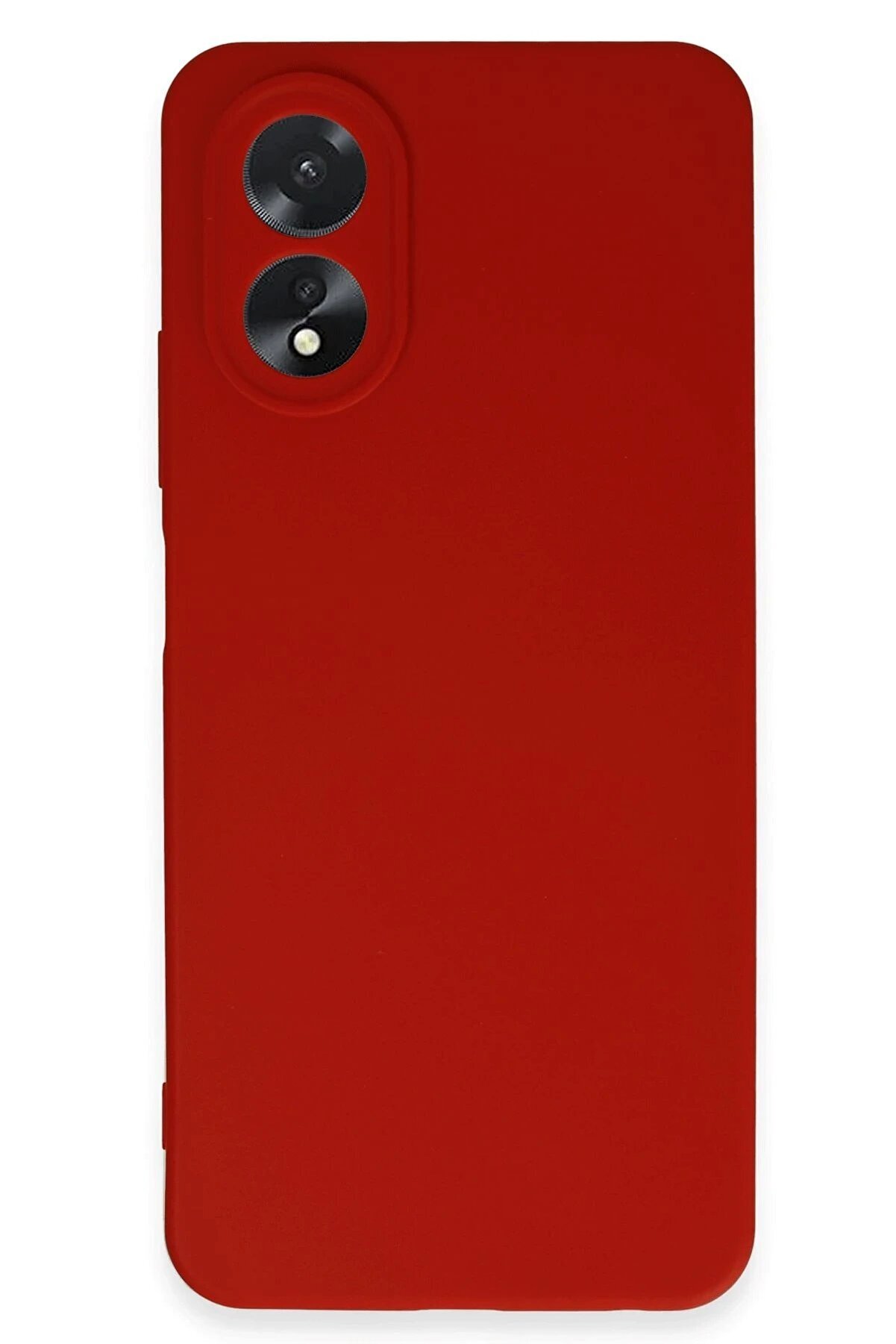 Oppo A38 Kılıf Fi̇rst Si̇li̇kon - Kırmızı - Dropx9413-9336