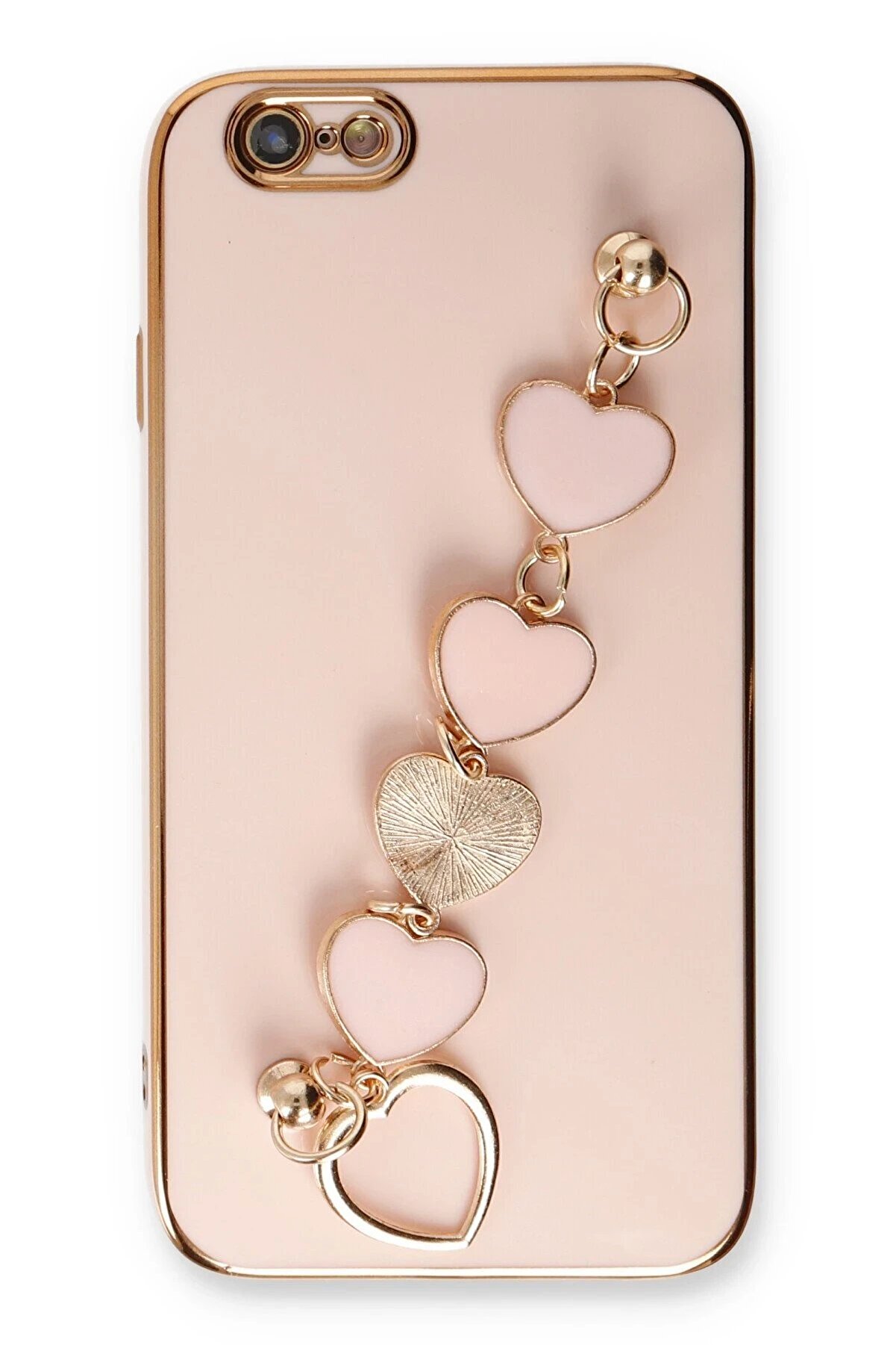 İphone 6 Kılıf Esi̇la Si̇li̇kon - Pudra - Dropx9427-9654