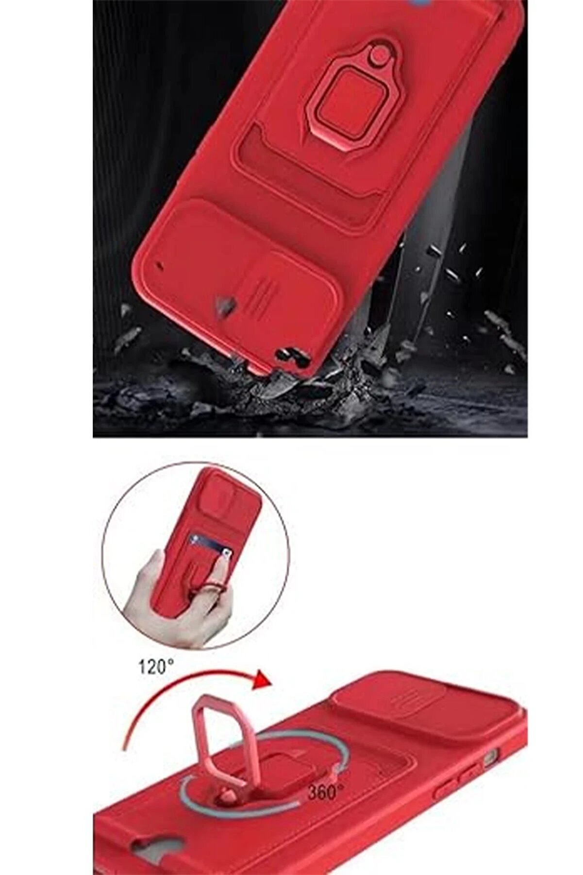 Xi̇aomi̇ Redmi̇ Note 13 Pro 5G Kılıf Zuma Kartvi̇zi̇tli̇ Y&uuml;z&uuml;kl&uuml; Si̇li̇kon - Yeşi̇l - Dropx9964-8799