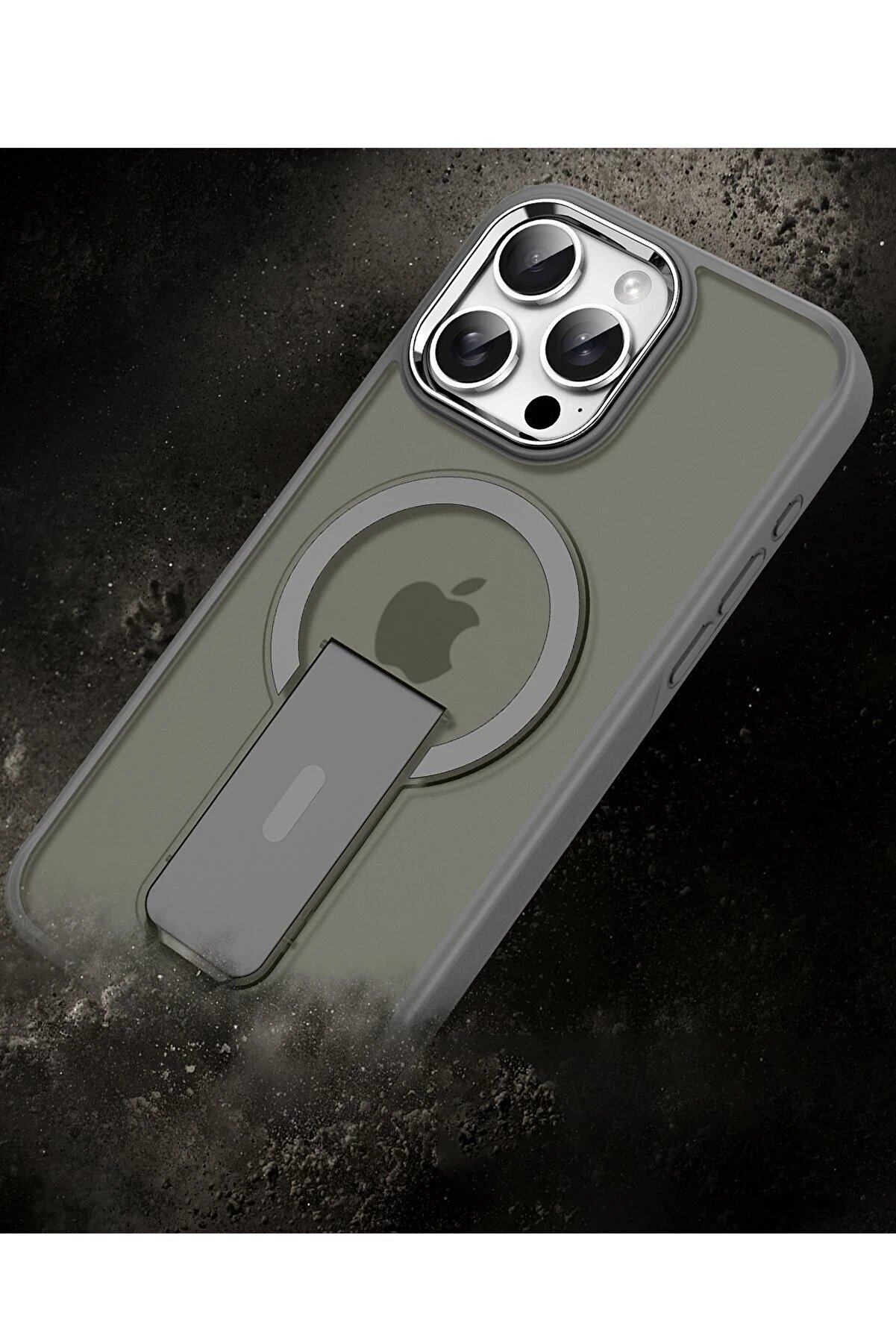 İphone 12 Tork Magsafe Standlı Kapak - Li̇la - Dropx7236-9464