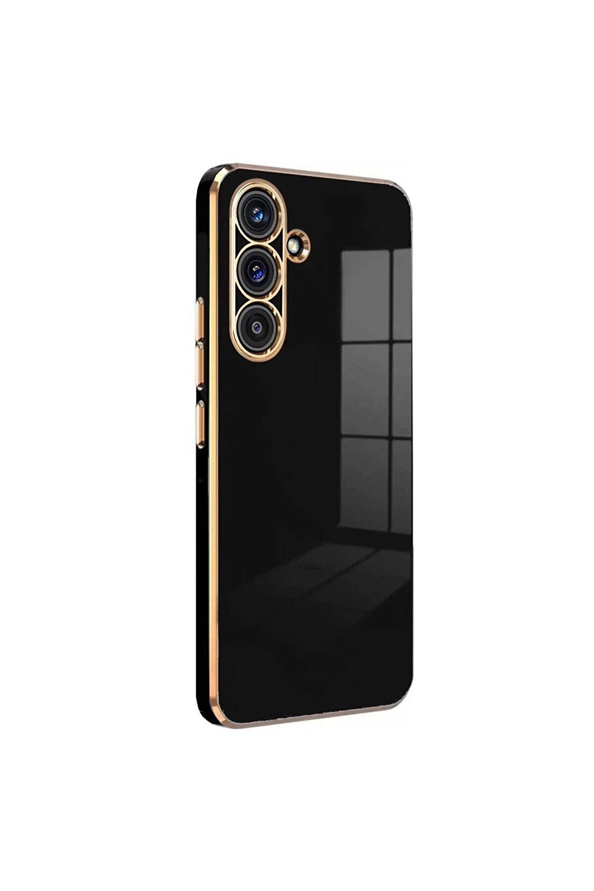 CepteToptan Samsung Galaxy S24 FE Kılıf Volet Silikon - Siyah - DROPX8769-8451