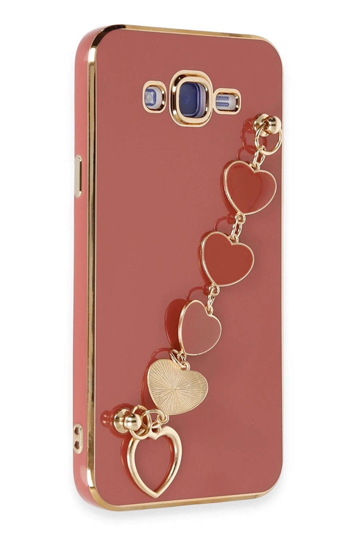 Samsung Galaxy J7 Kılıf Esi̇la Si̇li̇kon - Kırmızı - Dropx9096-3621