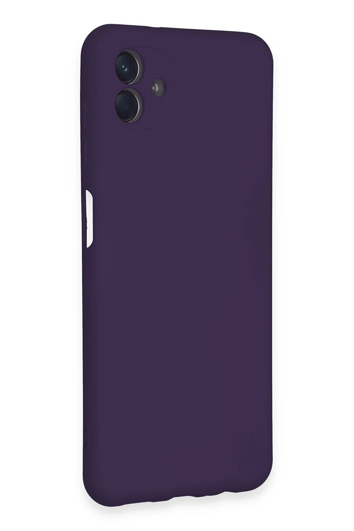 Samsung Galaxy A04E Kılıf Nano İçi̇ Kadi̇fe Si̇li̇kon - Mor - Dropx9218-6628