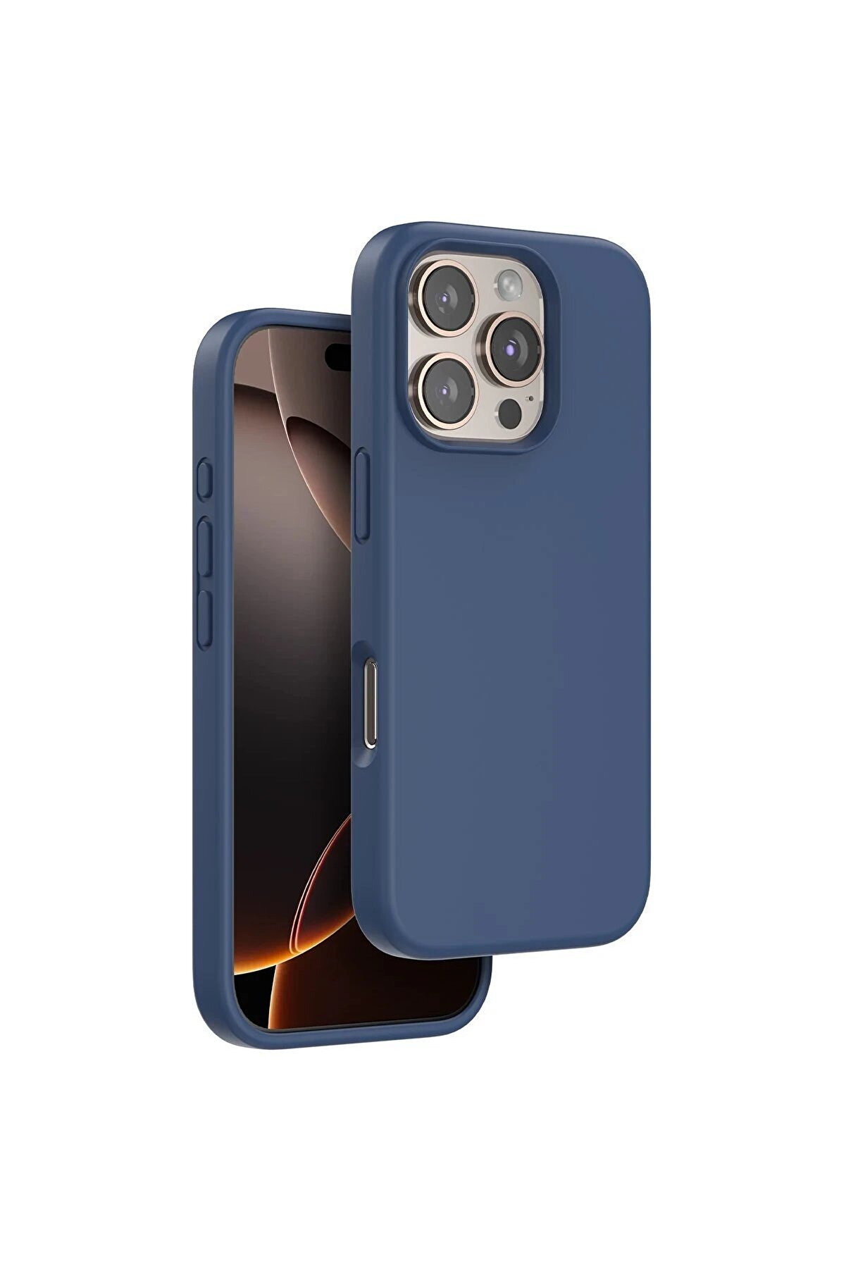 CepteToptan iPhone 16 Pro Max Home Magsafe Kapak - Lacivert - DROPX1426-1751