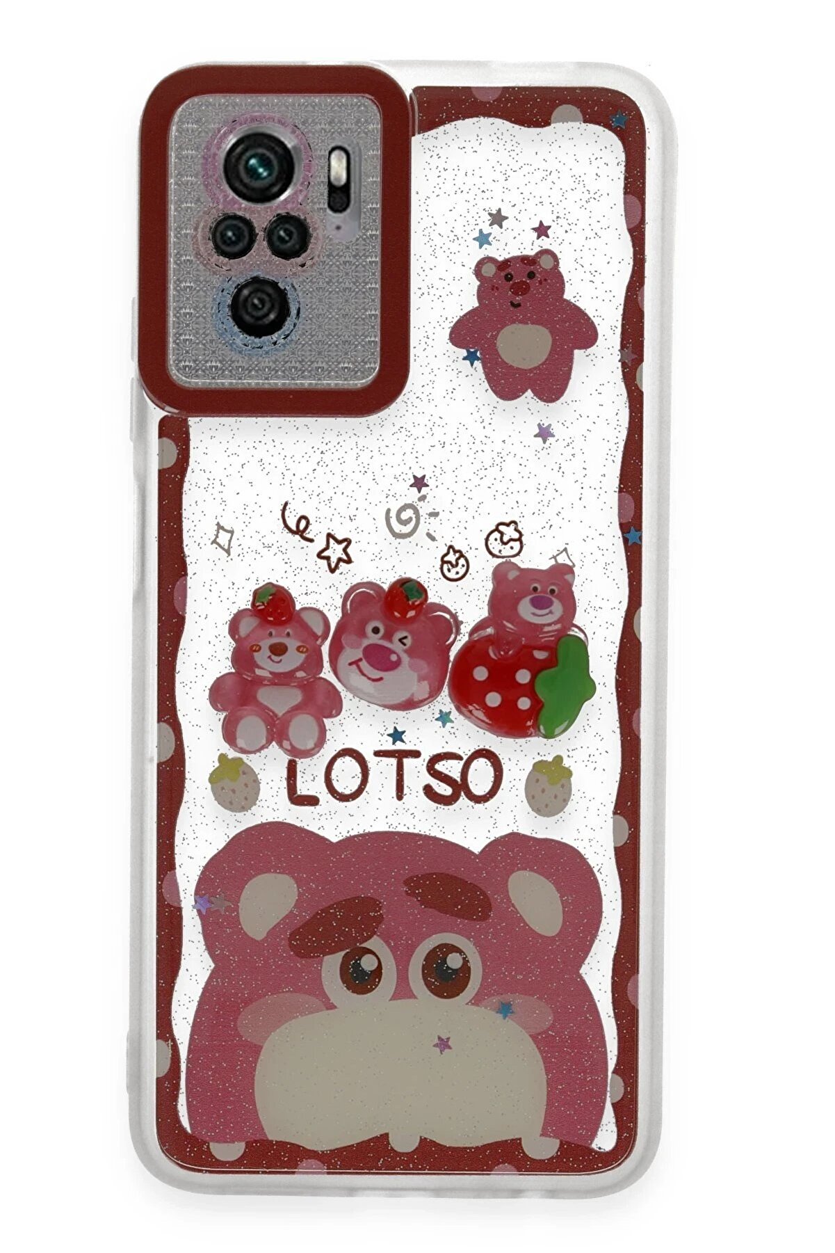 CepteToptan Xiaomi Redmi Note 10 Pro Kılıf Sweet Desenli Silikon Kapak - Pembe - DROPX3467-1573