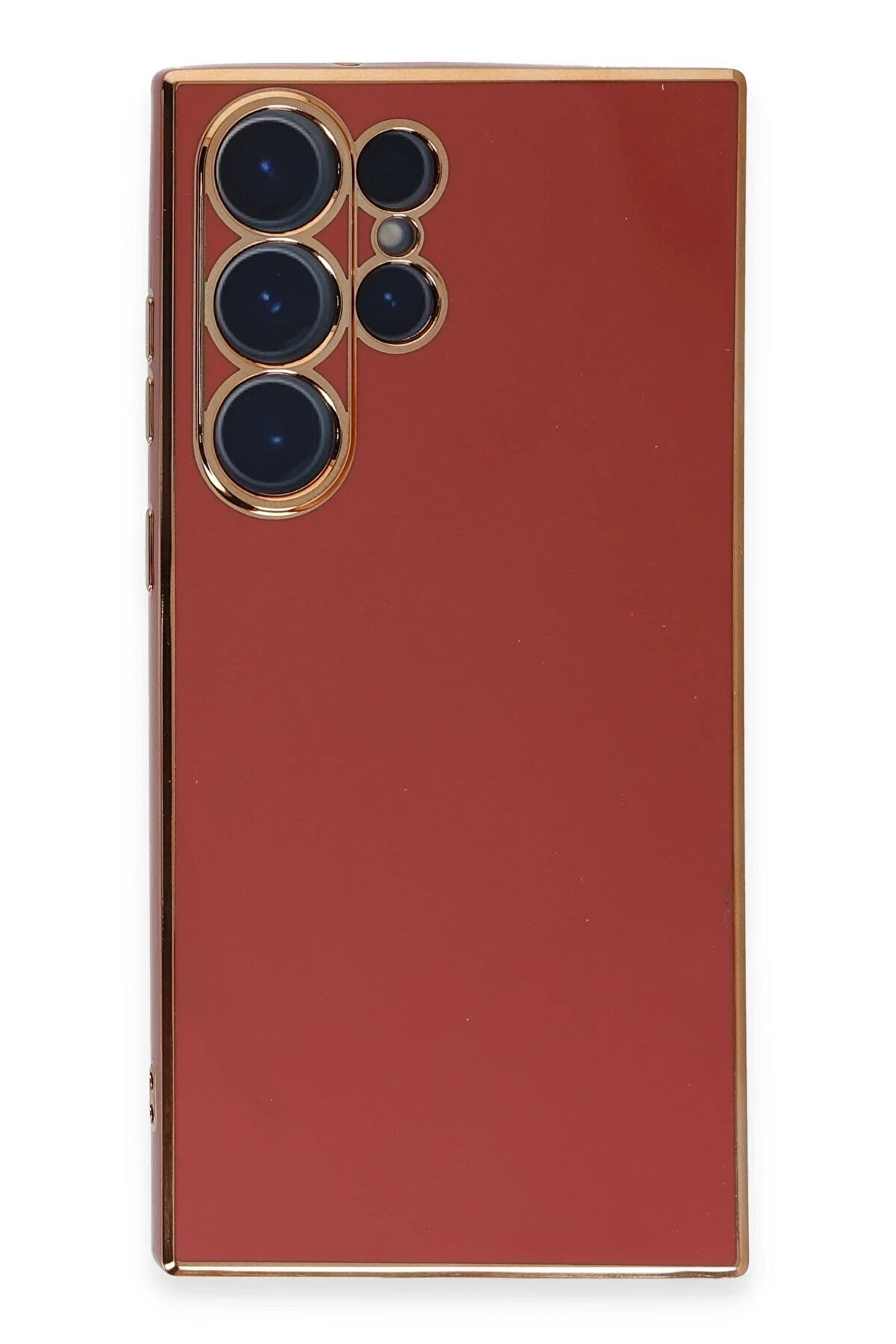 CepteToptan Samsung Galaxy S23 Ultra Kılıf Volet Silikon - Kırmızı - DROPX4152-4176