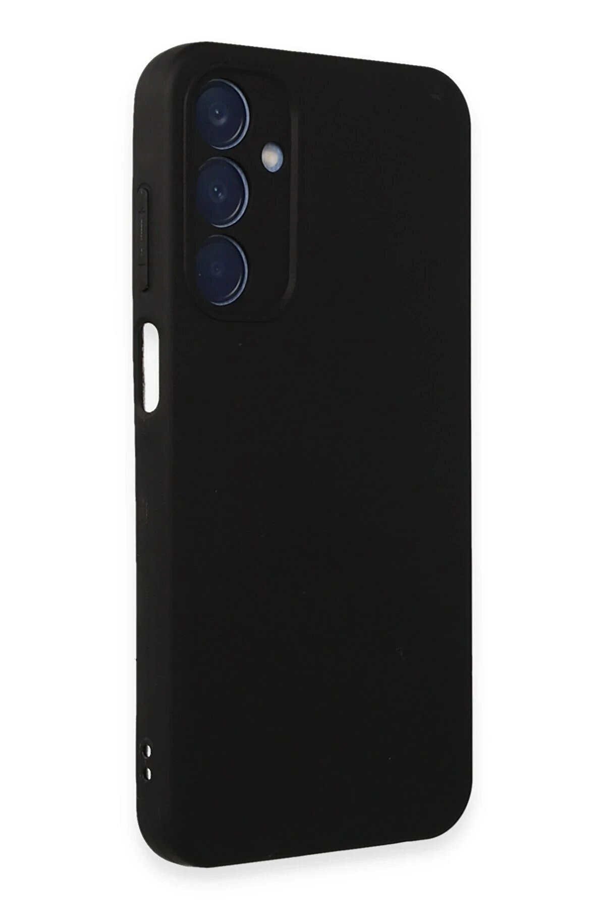 Samsung Galaxy A25 5G Kılıf Nano İ&ccedil;i̇ Kadi̇fe Si̇li̇kon - Si̇yah - Dropx6034-9074