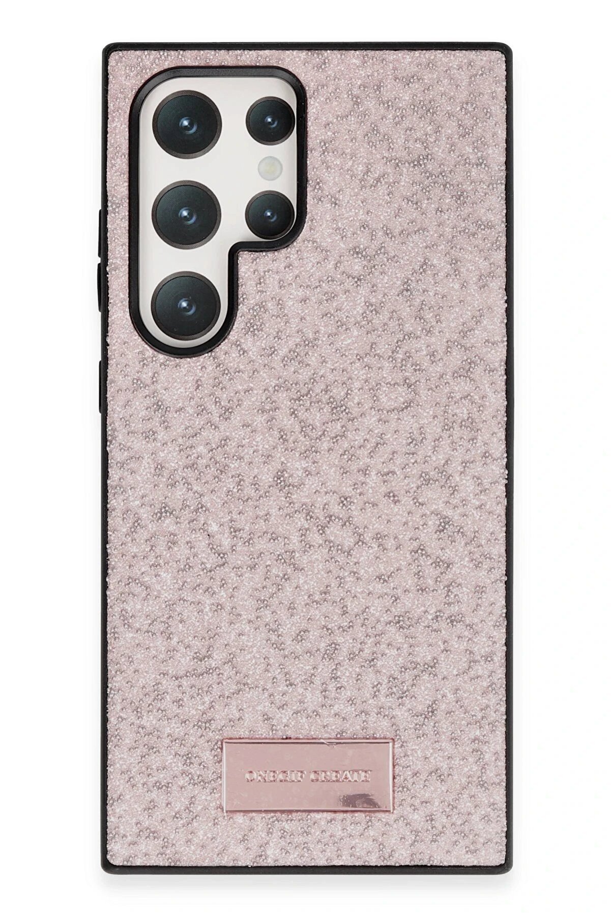 CepteToptan Samsung Galaxy S23 Ultra Bright Simli Kapak - Pembe - DROPX1843-9912