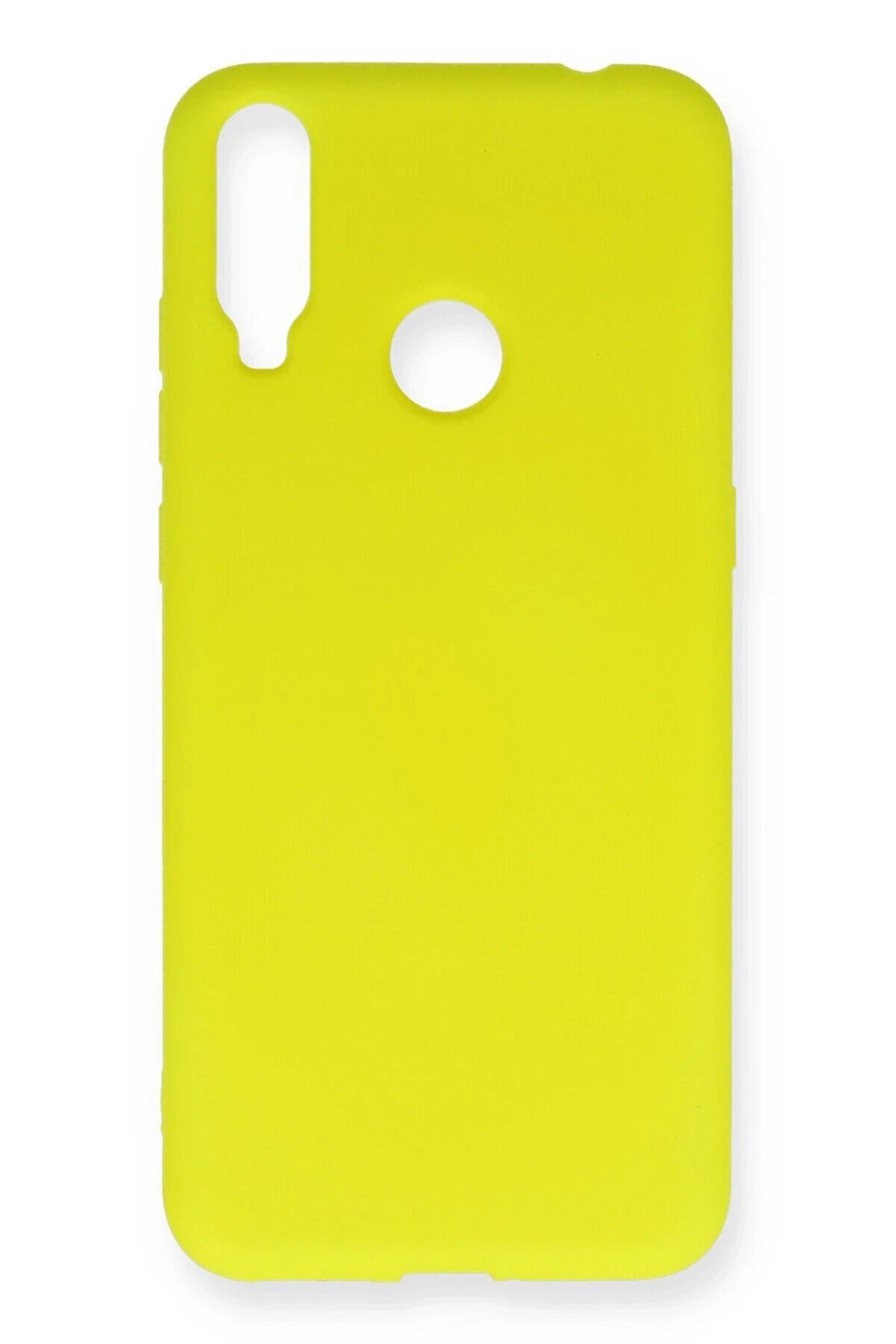 CepteToptan General Mobile GM 10 Kılıf Nano içi Kadife Silikon - Sarı - DROPX4794-6820