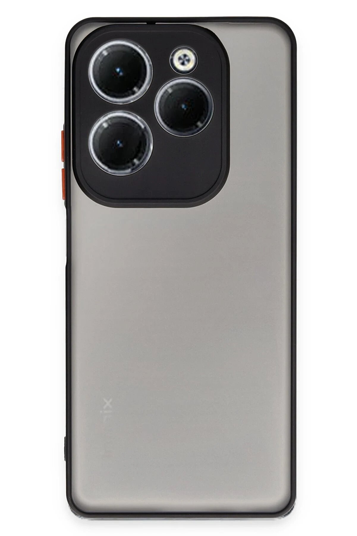 CepteToptan İnfinix Hot 40 Pro Kılıf Montreal Silikon Kapak - Siyah - DROPX2629-7934