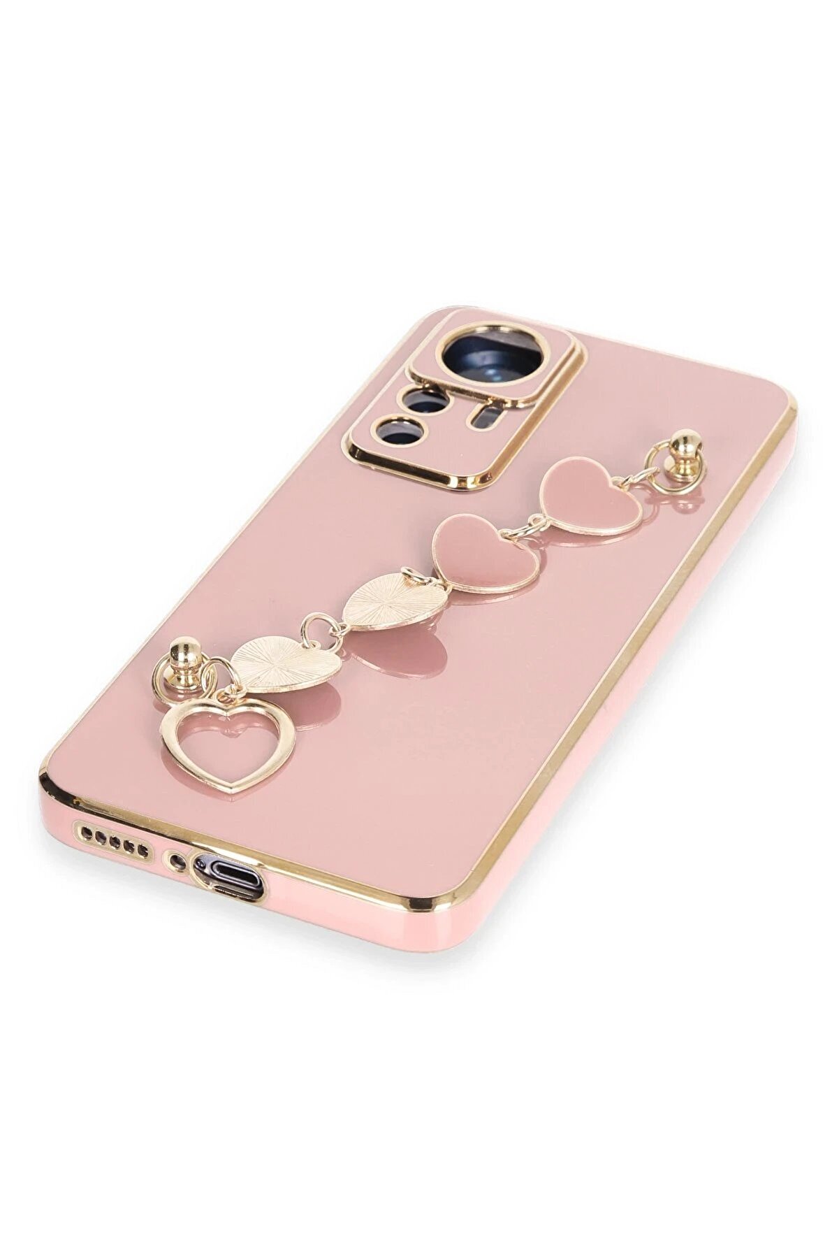 Xi̇aomi̇ Mi̇ 12T Pro Kılıf Esi̇la Si̇li̇kon - Pudra - Dropx1584-9163