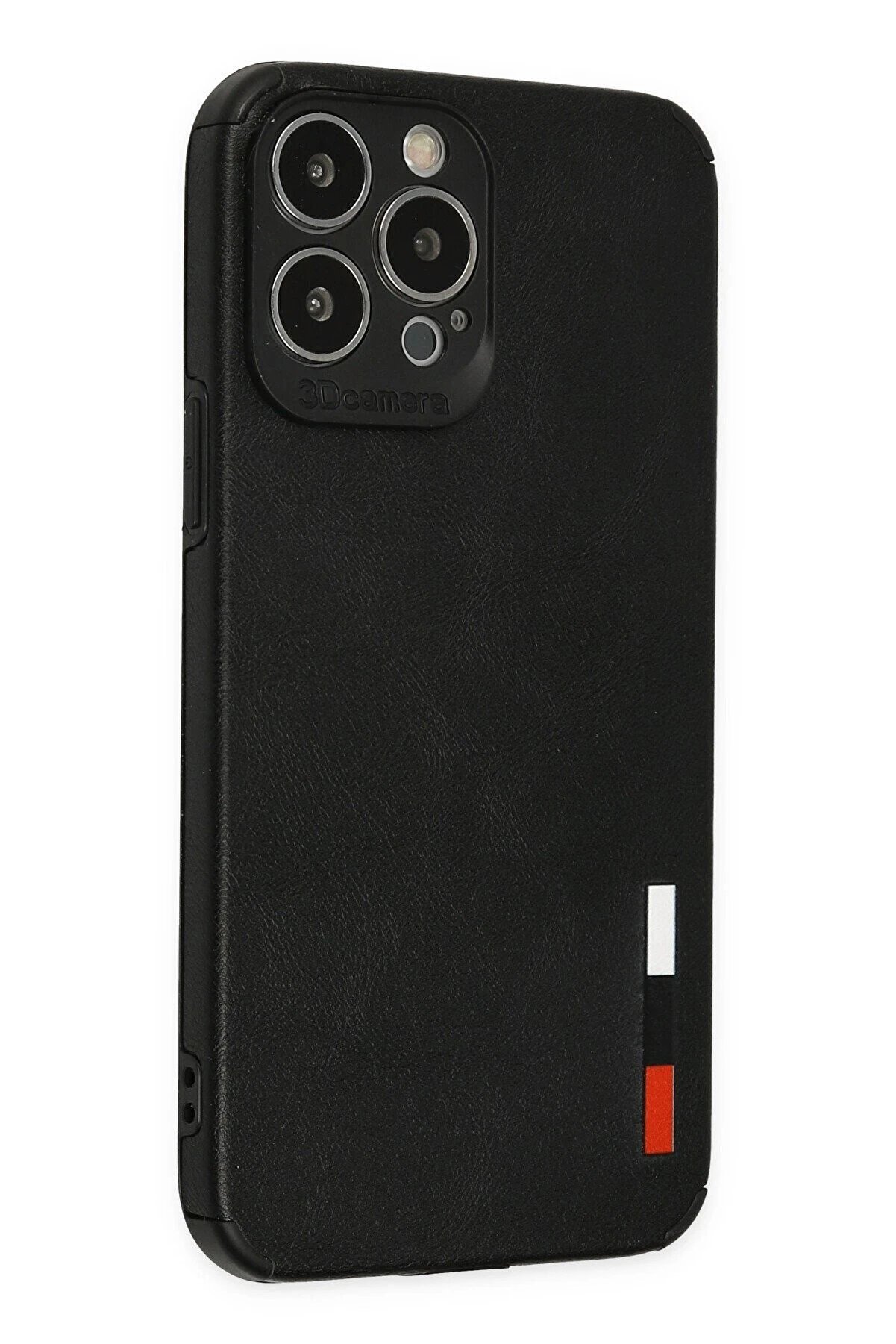 İphone 13 Pro Max Kılıf Loop Deri̇ Si̇li̇kon - Si̇yah - Dropx3226-4070