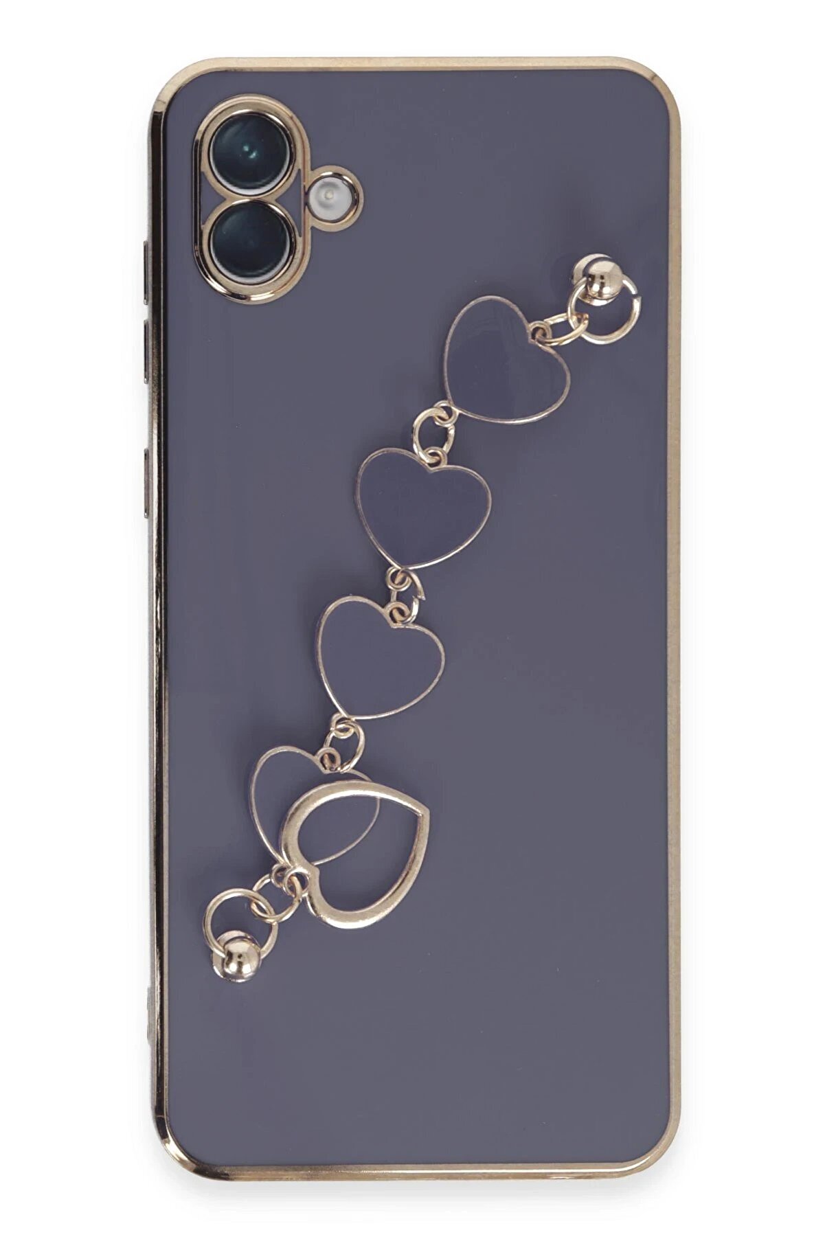 CepteToptan Samsung Galaxy A04E Kılıf Esila Silikon - Gri - DROPX4688-5975