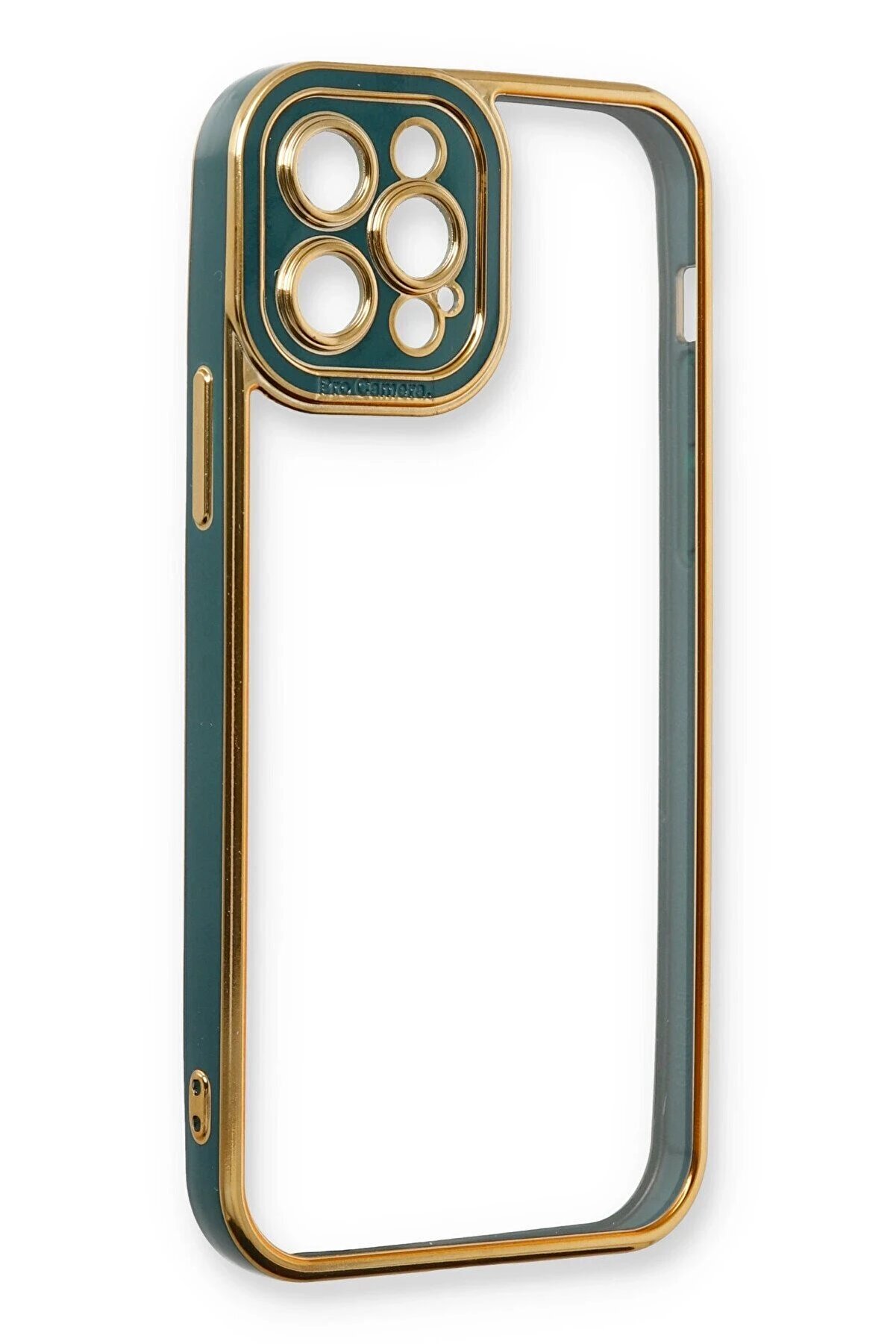 İphone 12 Pro Max Kılıf Li̇va Lens Si̇li̇kon - Yeşi̇l - Dropx1553-8448