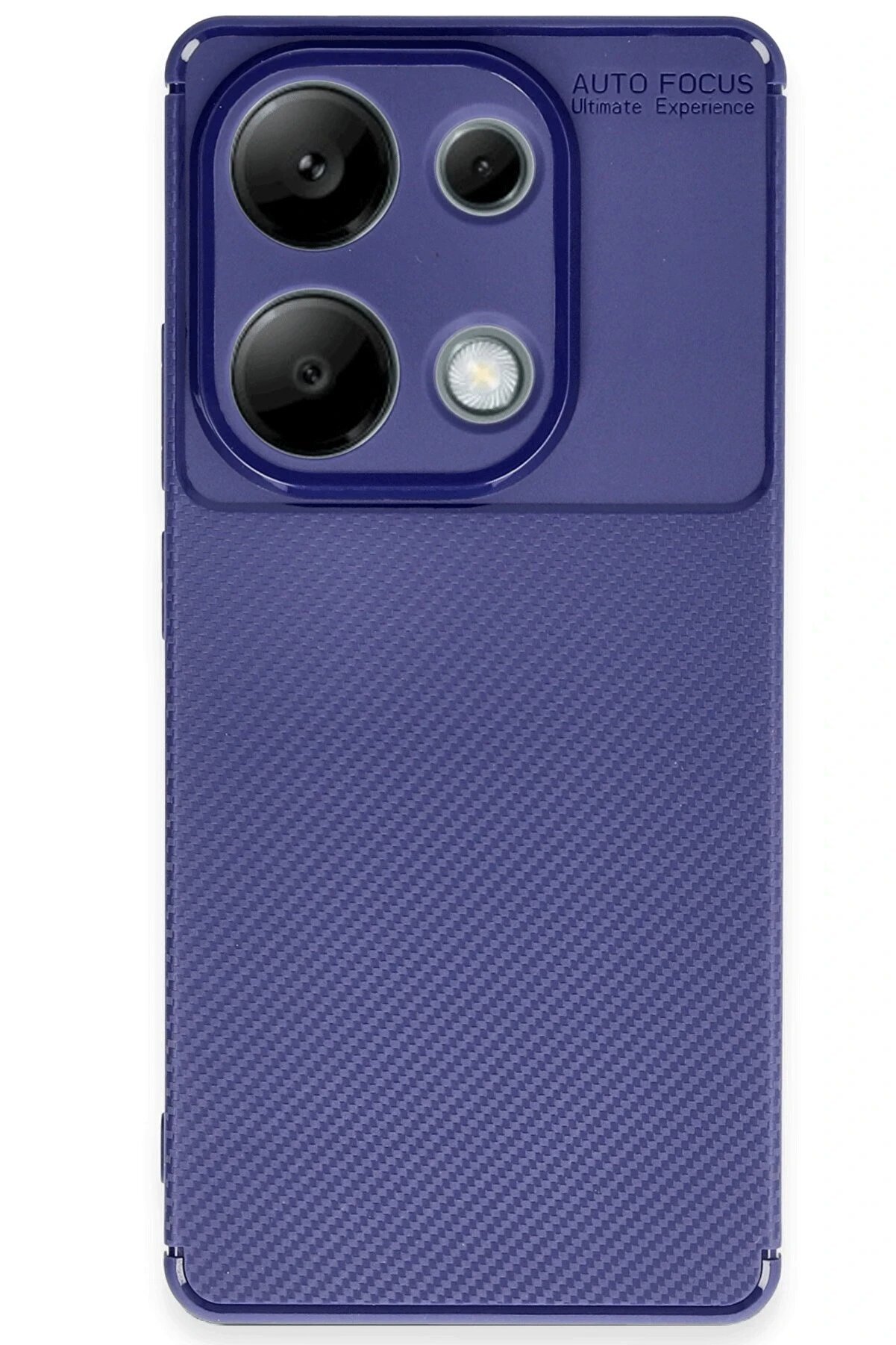 Xi̇aomi̇ Redmi̇ Note 13 Pro 4G Kılıf Auto Focus Karbon Kapak - Laci̇vert - Dropx8944-1643