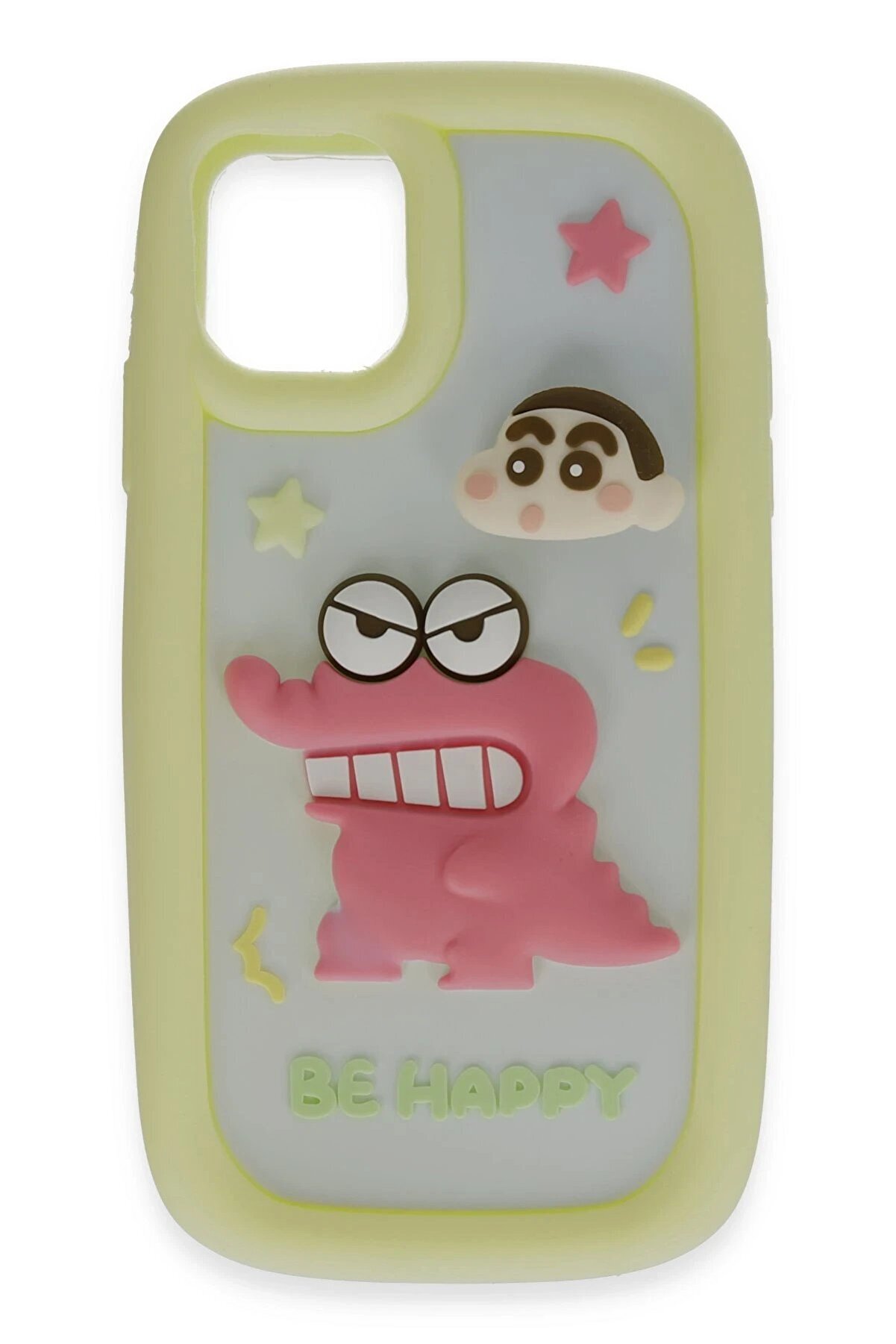 CepteToptan iPhone 15 Kılıf Poky Karakter Silikon Kapak - Desen 4 - DROPX3260-9748