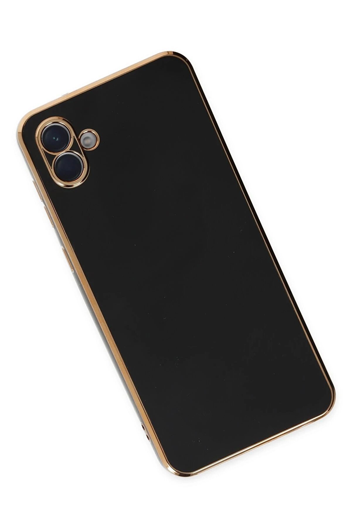 Samsung Galaxy A04E Kılıf Volet Si̇li̇kon - Si̇yah - Dropx9291-4212