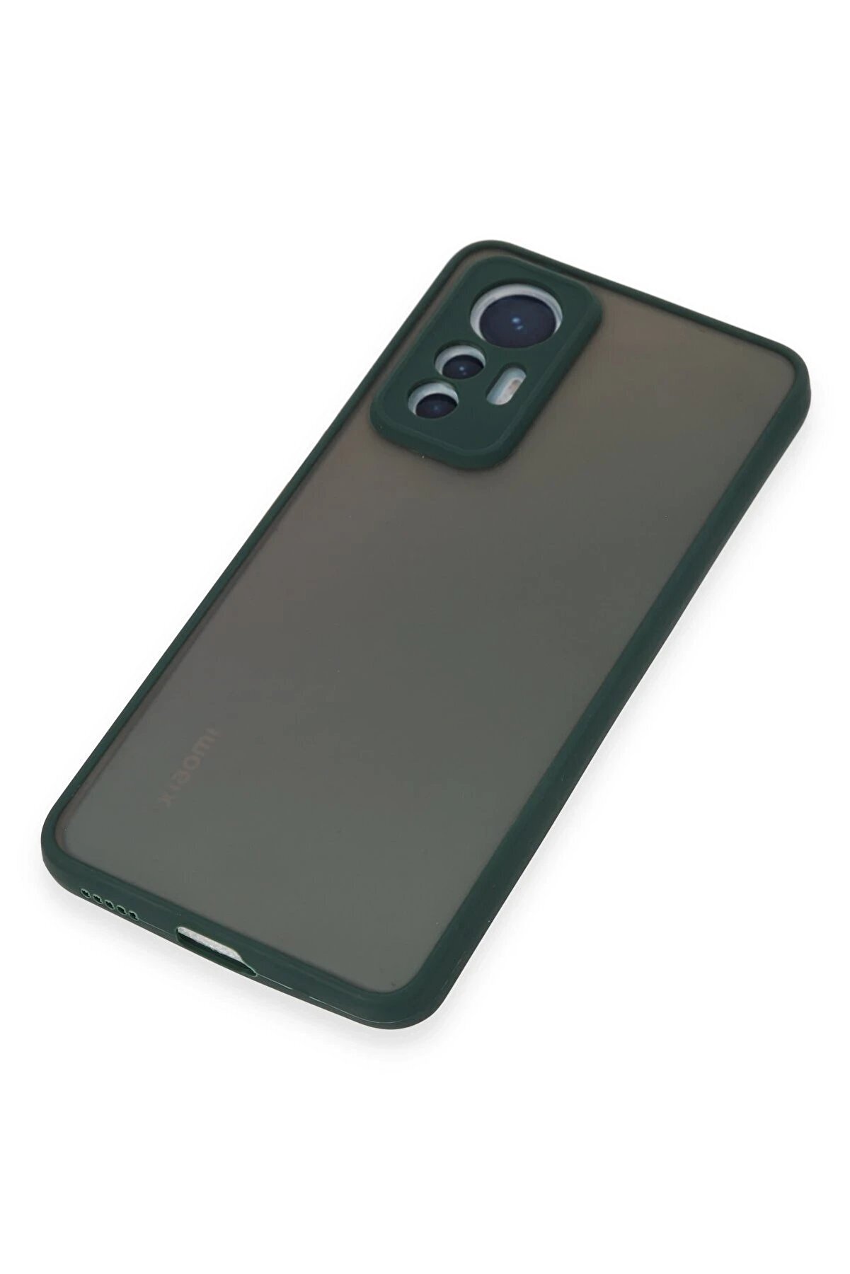Xi̇aomi̇ Mi̇ 12 Li̇te Kılıf Montreal Si̇li̇kon Kapak - Yeşi̇l - Dropx3057-8077