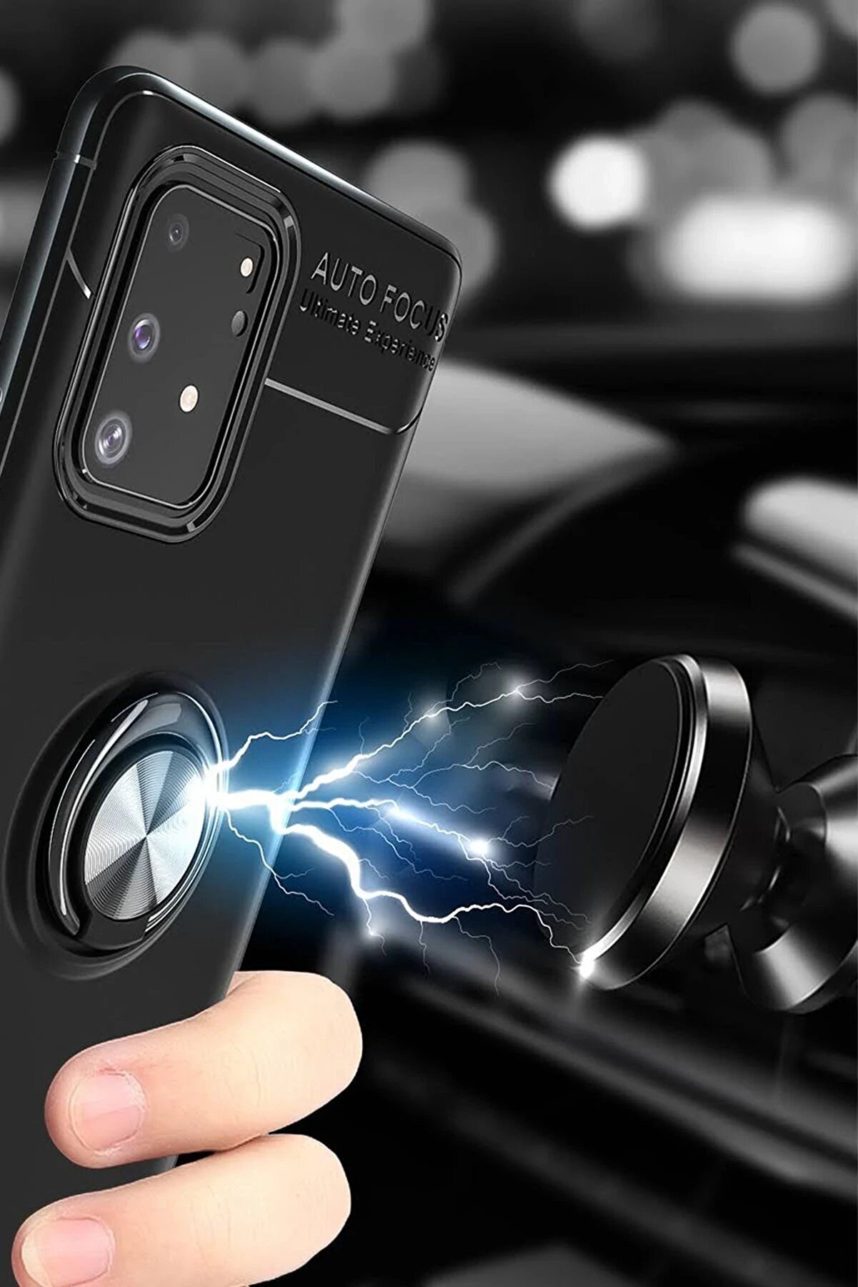 Samsung Galaxy A91 / S10 Li̇te Kılıf Range Y&uuml;z&uuml;kl&uuml; Si̇li̇kon - Kırmızı - Dropx4332-6965