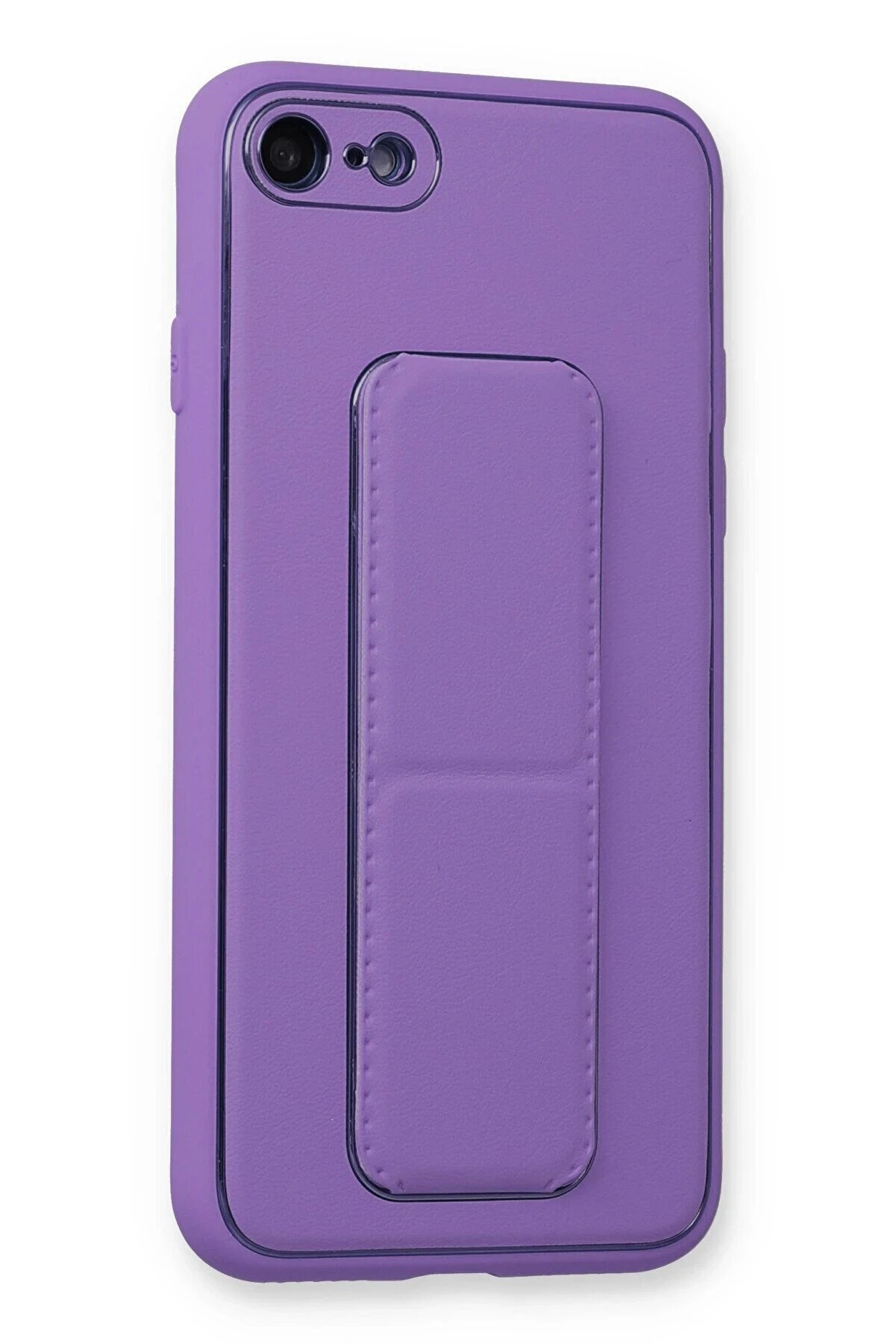 İphone 7 Kılıf Coco Deri̇ Standlı Kapak - Koyu Li̇la - Dropx6054-5192