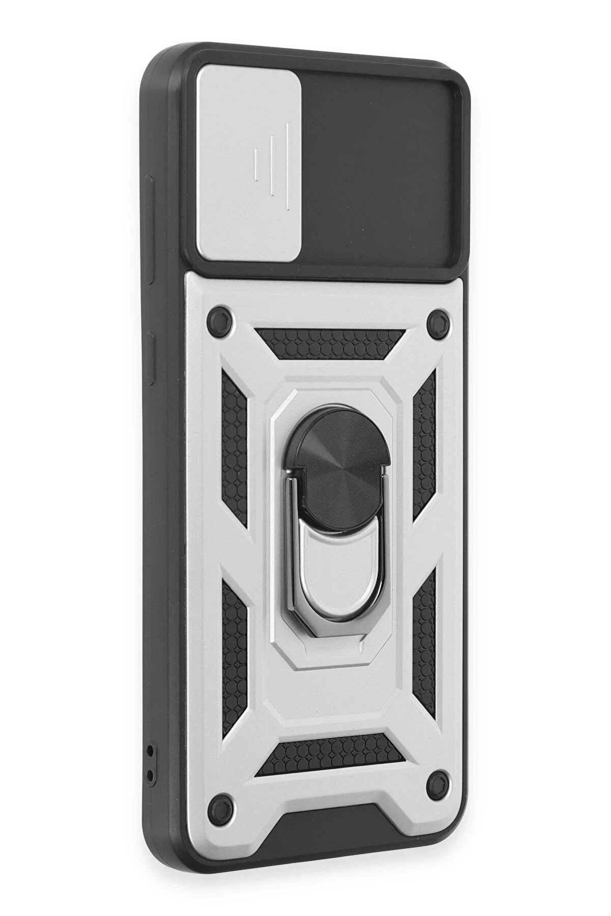 Samsung Galaxy A04E Kılıf Pars Lens Y&uuml;z&uuml;kl&uuml; Si̇li̇kon - G&uuml;m&uuml;ş - Dropx5700-2134