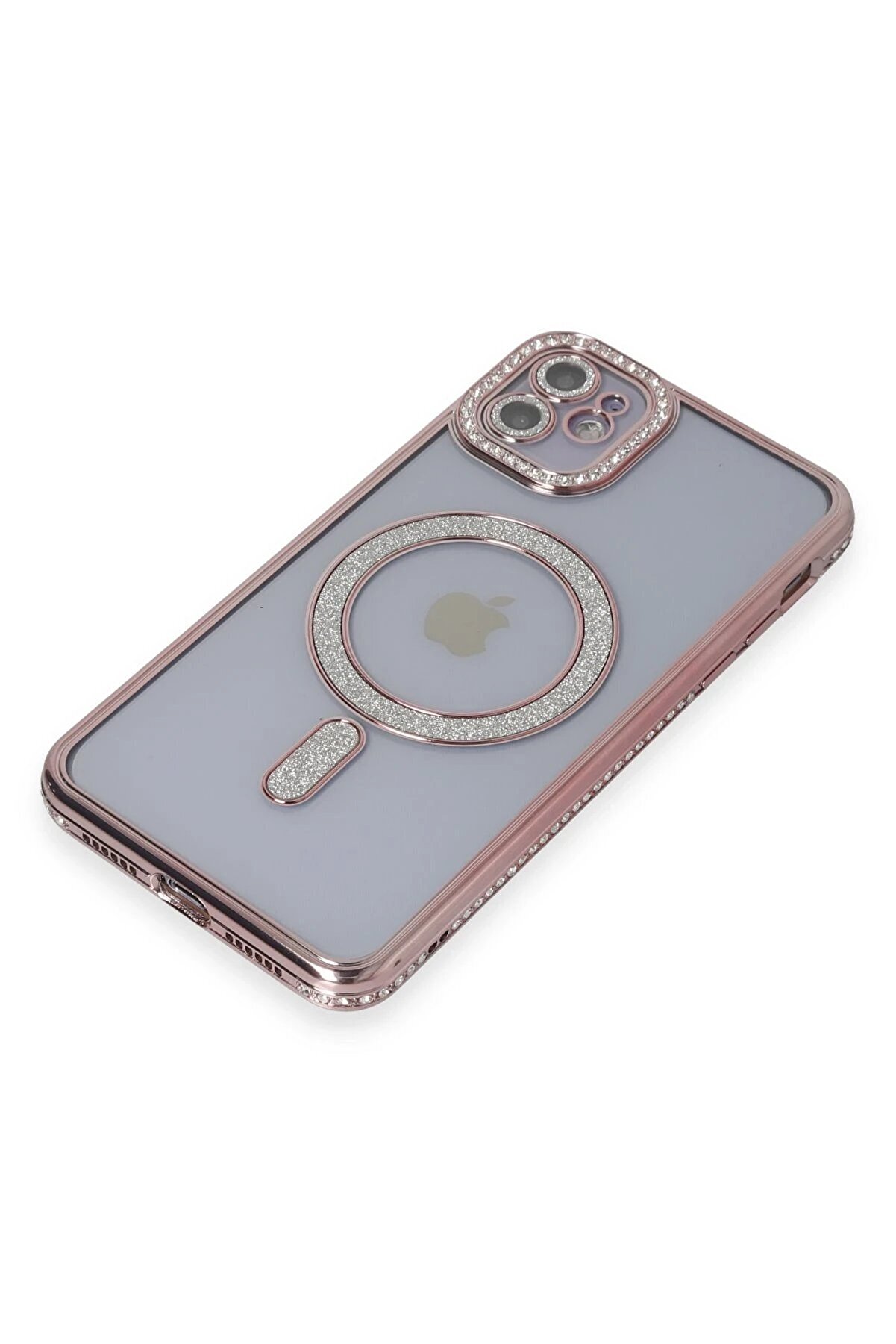 İphone 11 Kılıf Joke Si̇mli̇ Magneti̇csafe Kılıf - Pembe - Neo7922-8753