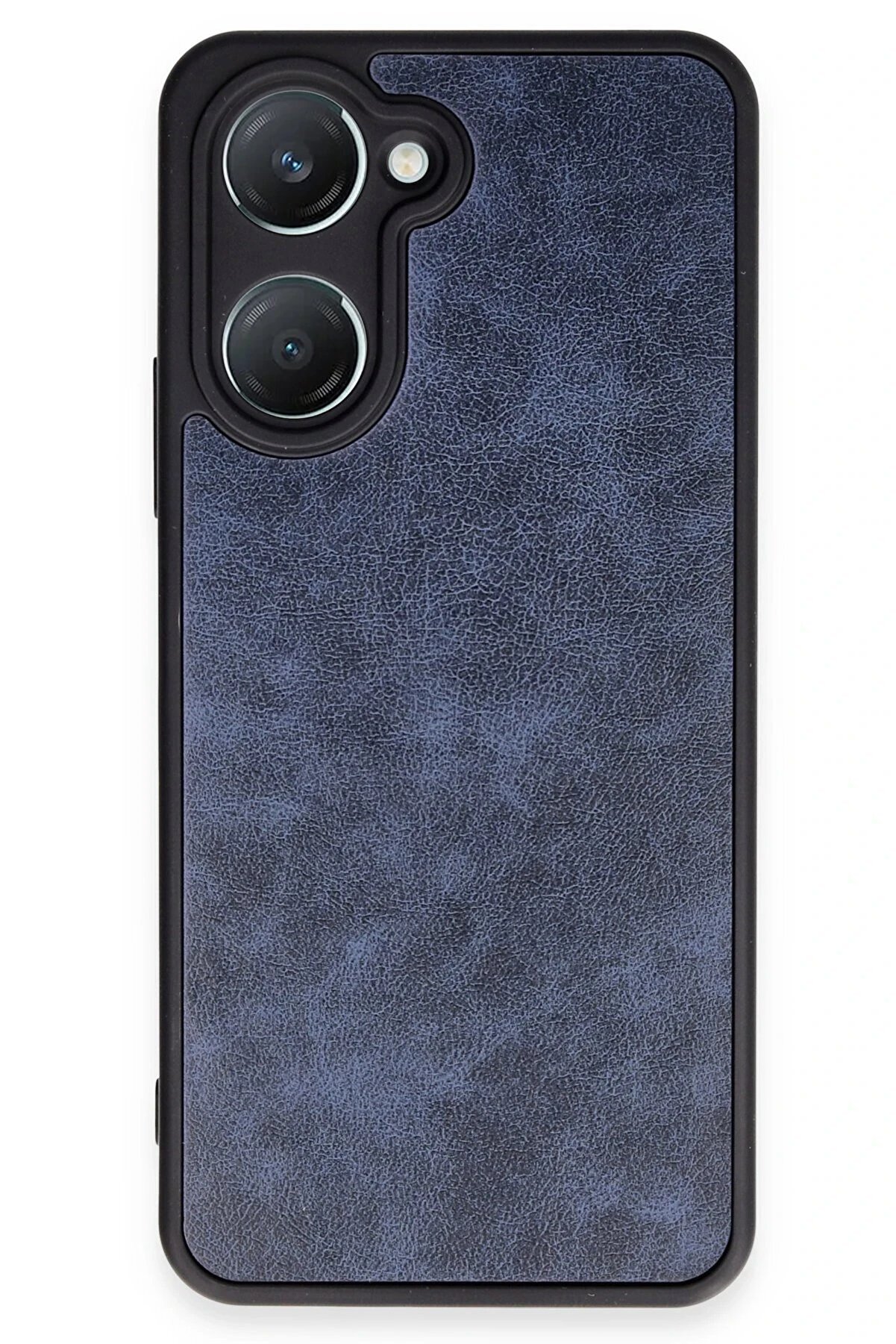 Vi̇vo Y18 Kılıf Aras Deri̇ Kapak - Laci̇vert - Dropx9251-7826