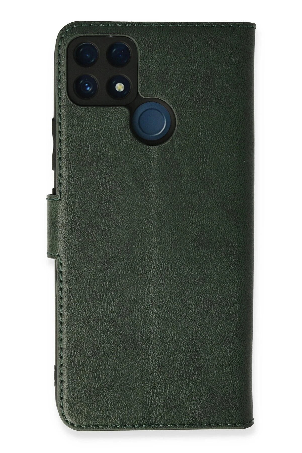 CepteToptan Realme C25 Kılıf Trend S Plus Kapaklı Kılıf - Yeşil - DROPX5262-2829