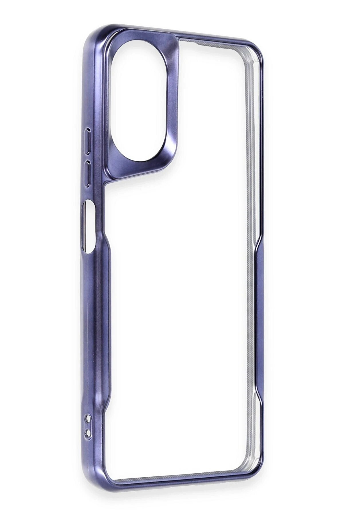 Realme 12 Li̇te Kılıf Boyi̇ Si̇li̇kon Kapak - Laci̇vert - Dropx8495-3738