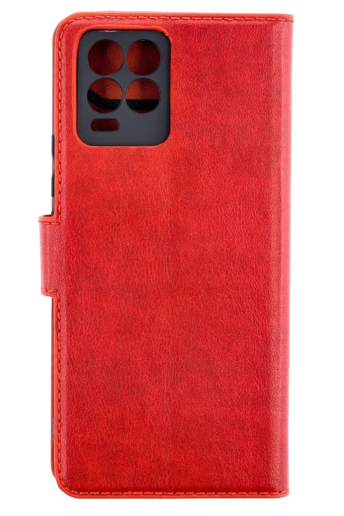 CepteToptan Realme 8 Pro Kılıf Trend S Plus Kapaklı Kılıf - Kırmızı - DROPX1715-5620