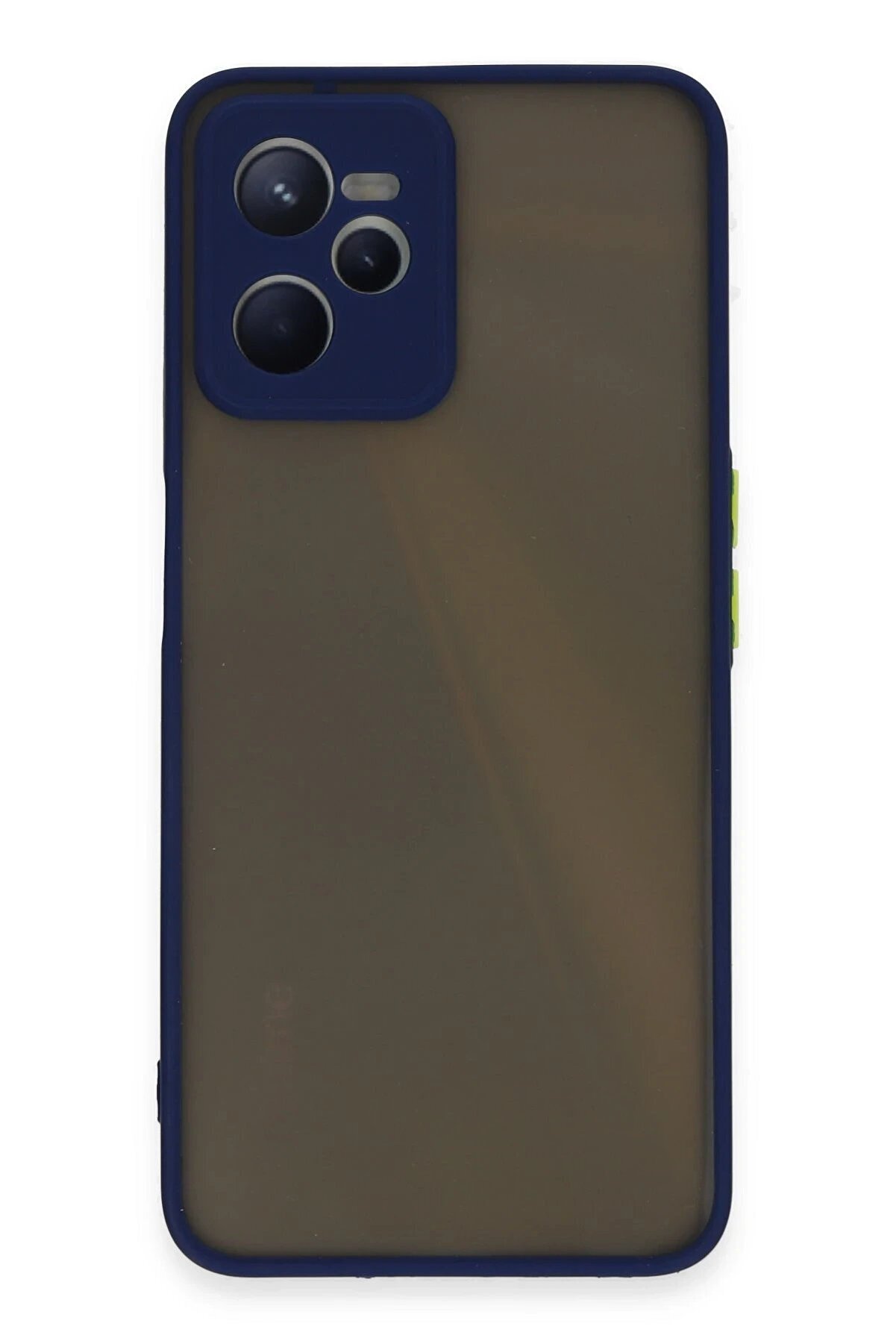 CepteToptan Realme C35 Kılıf Montreal Silikon Kapak - Lacivert - DROPX7811-6364