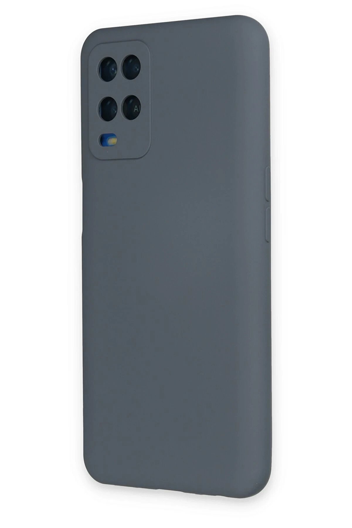 Oppo A54 4G Kılıf Nano İçi̇ Kadi̇fe Si̇li̇kon - Gri̇ - Dropx8269-4343