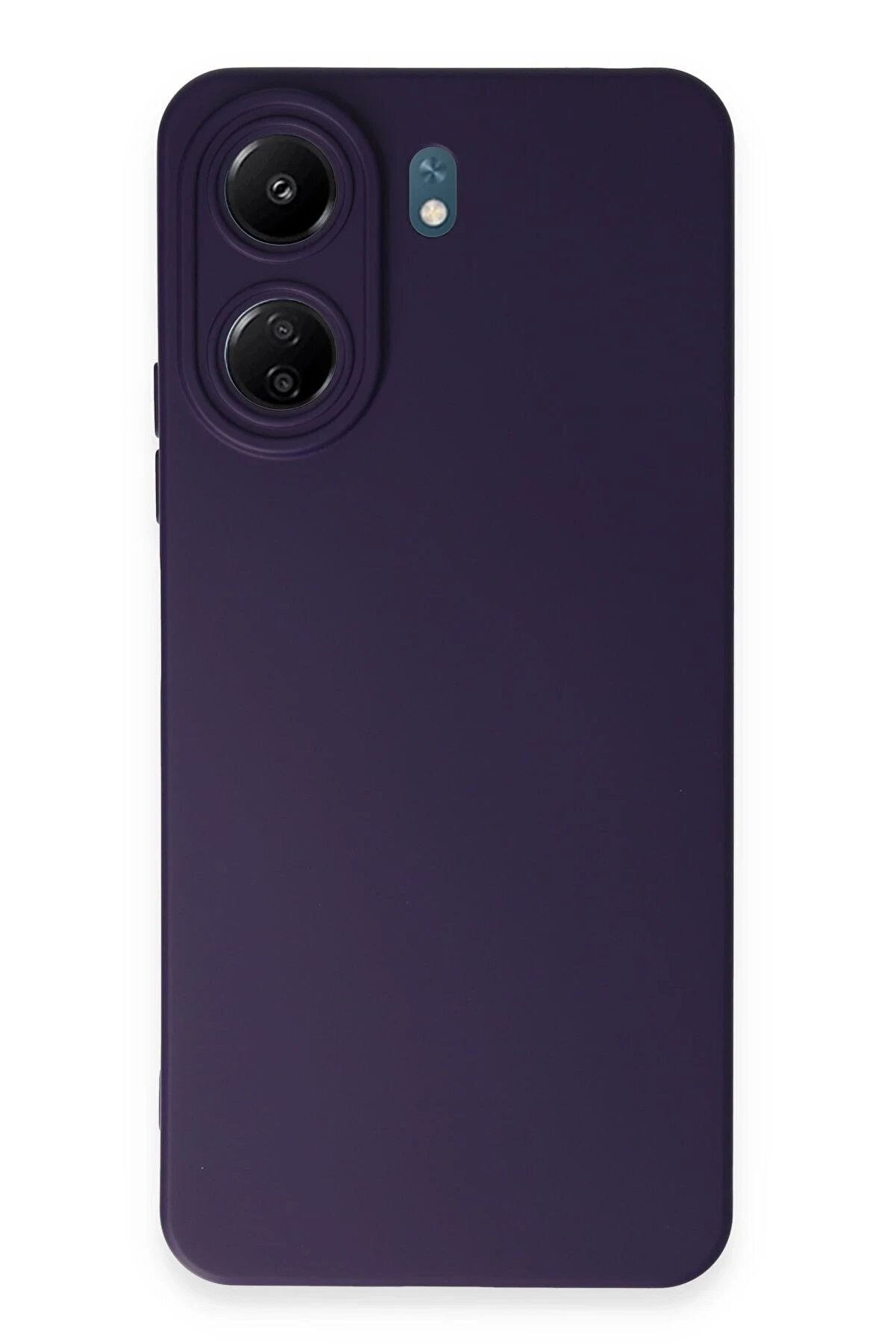 CepteToptan Xiaomi Redmi 13C Kılıf Nano i&ccedil;i Kadife Silikon - Mor - DROPX9789-4384