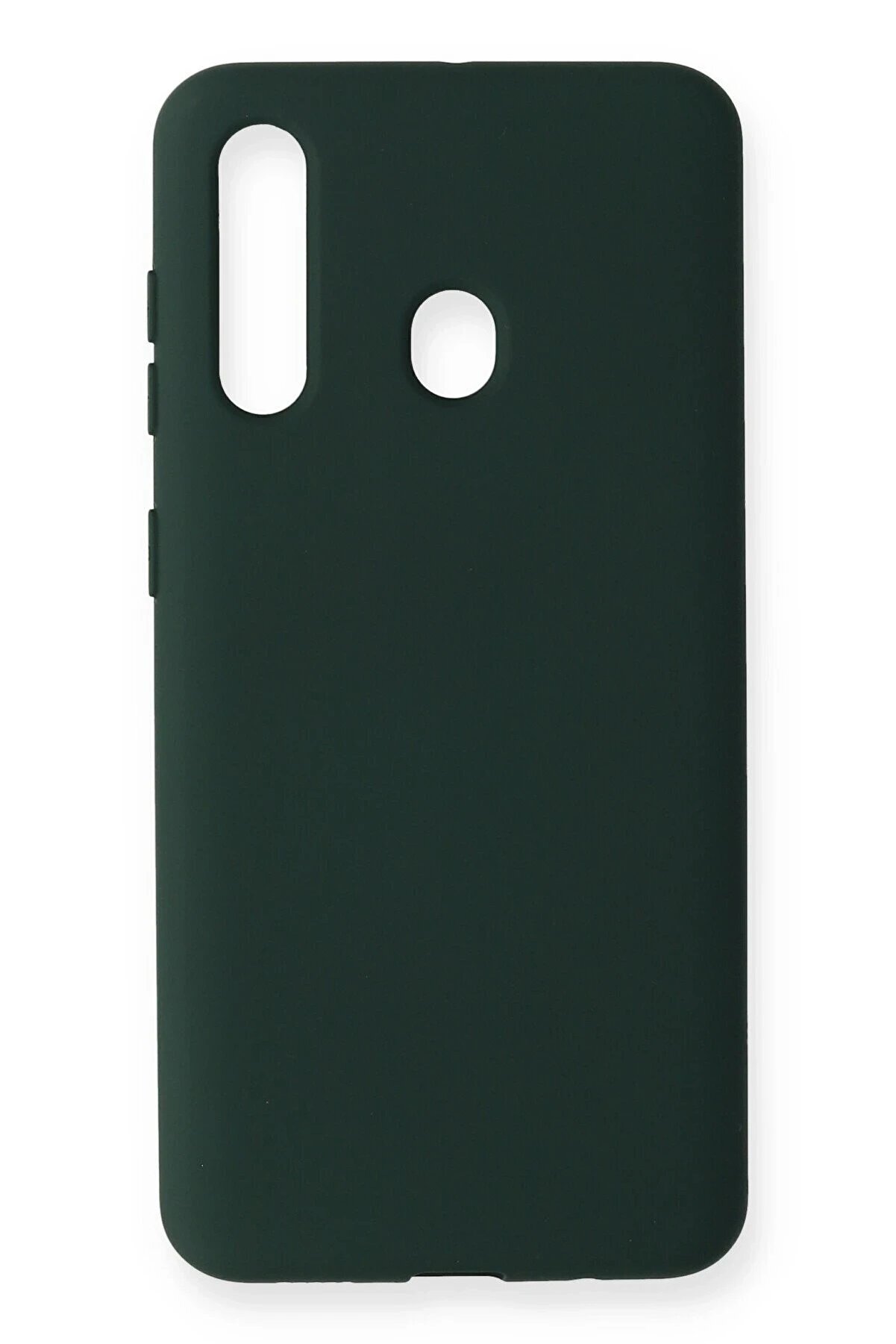 CepteToptan Samsung Galaxy M40 Kılıf Nano içi Kadife Silikon - Koyu Yeşil - DROPX8100-4527