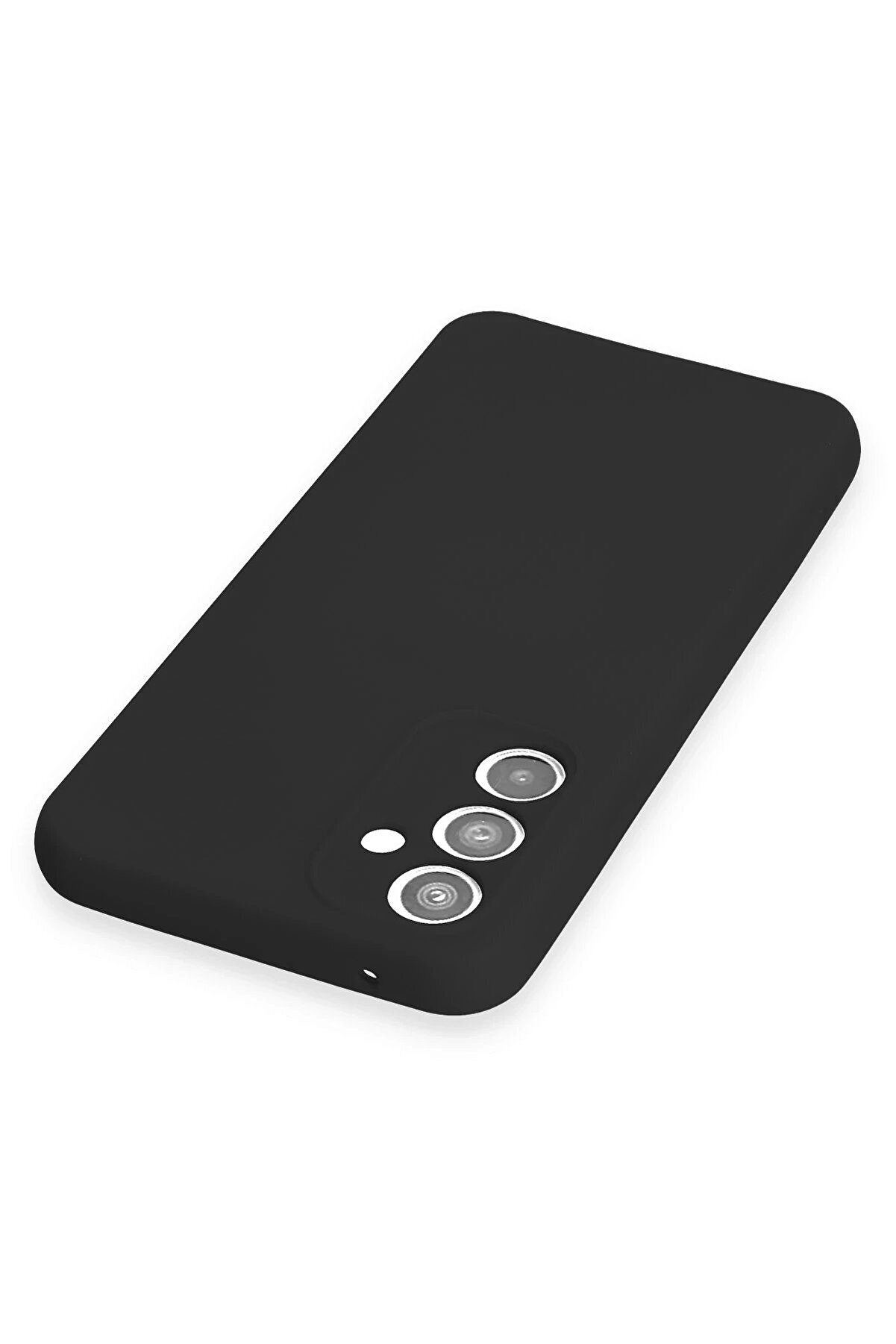 Samsung Galaxy A34 5G Kılıf Nano İ&ccedil;i̇ Kadi̇fe Si̇li̇kon - Si̇yah - Dropx4244-9257