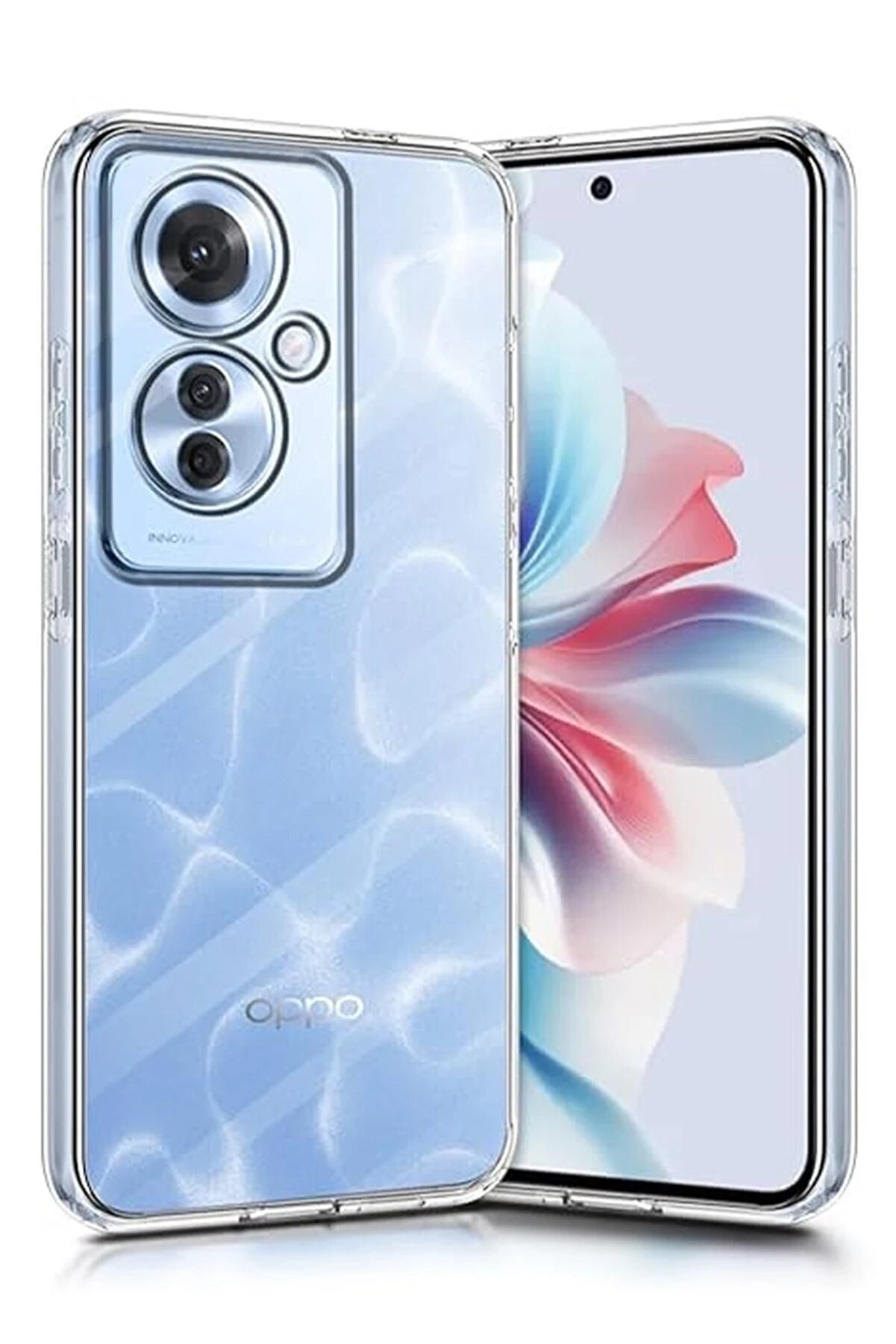 Oppo Reno 11F Kılıf Lüx Şeffaf Si̇li̇kon - Dropx7043-9287