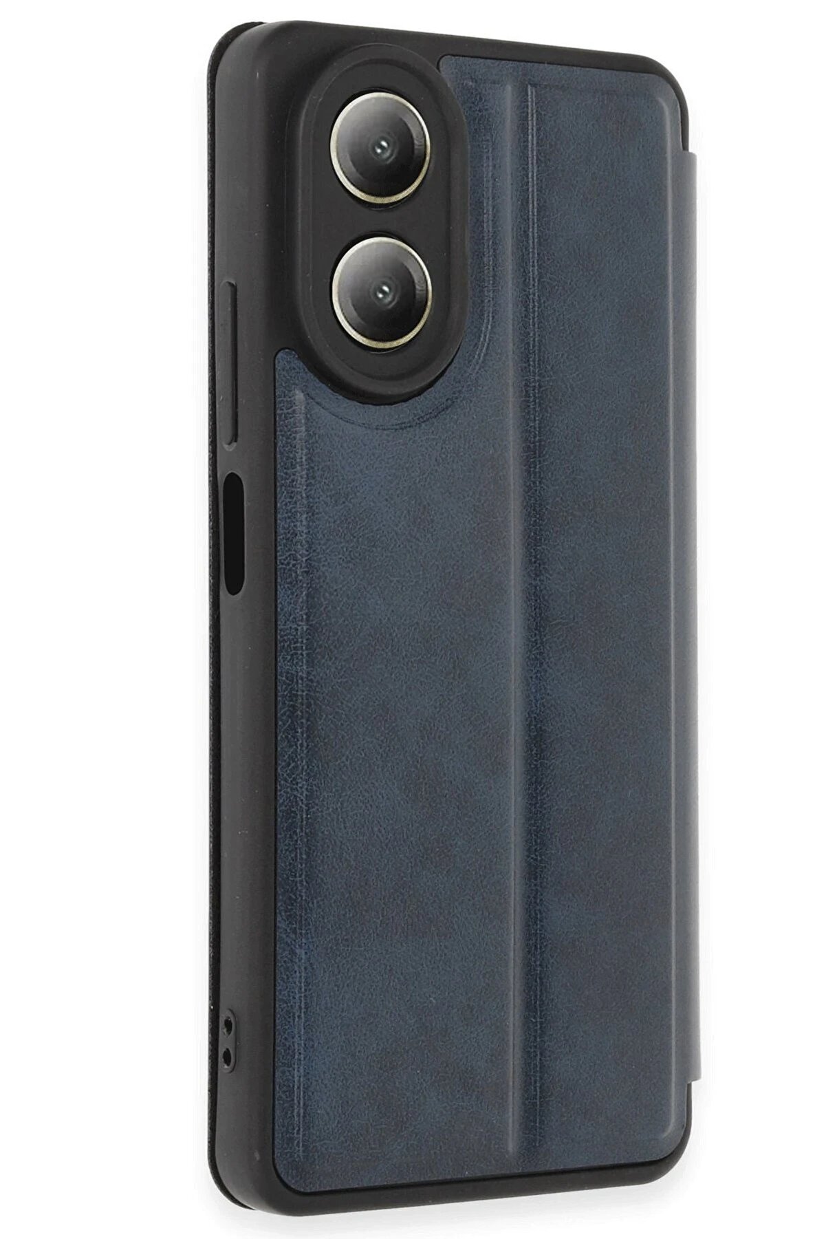 Oppo A38 Kılıf Fli̇p Cover - Laci̇vert - Dropx5095-6053