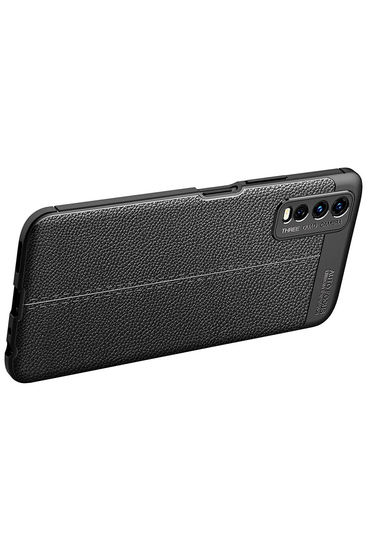 Vi̇vo Y11S Kılıf Auto Focus Kapak - Si̇yah - Dropx1841-9821