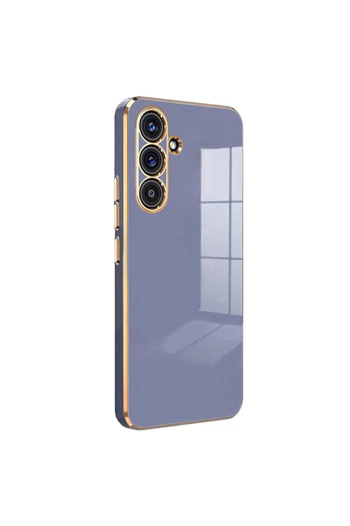 CepteToptan Samsung Galaxy S24 FE Kılıf Volet Silikon - Mavi - DROPX7585-2578