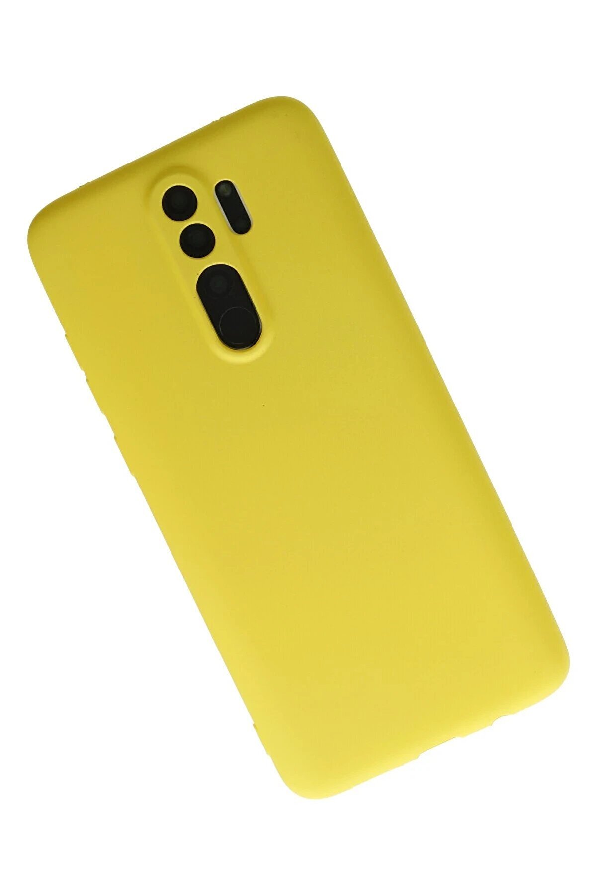 Xi̇aomi̇ Redmi̇ Note 8 Pro Kılıf Fi̇rst Si̇li̇kon - Sarı - Dropx1400-9960