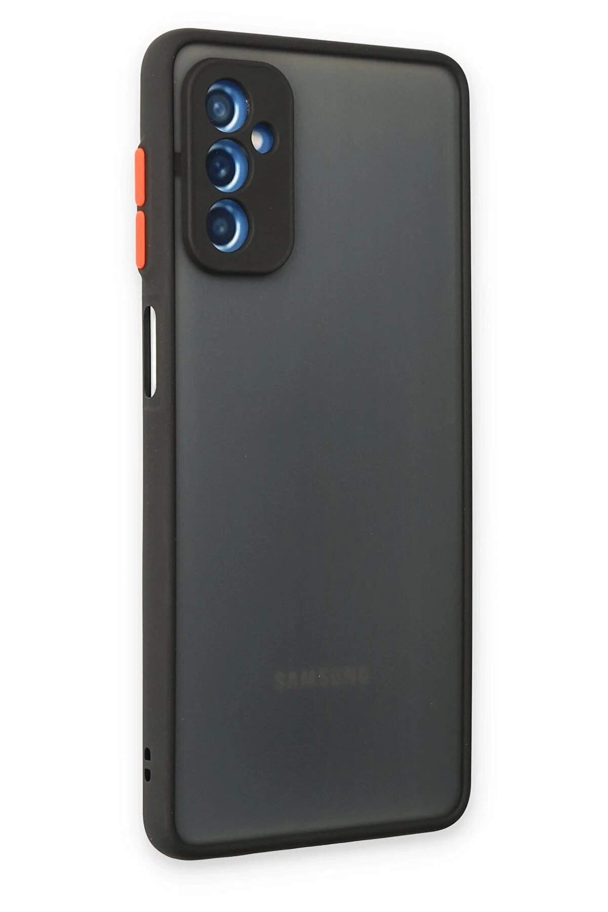 Samsung Galaxy M52 5G Kılıf Montreal Si̇li̇kon Kapak - Si̇yah - Dropx9064-9751