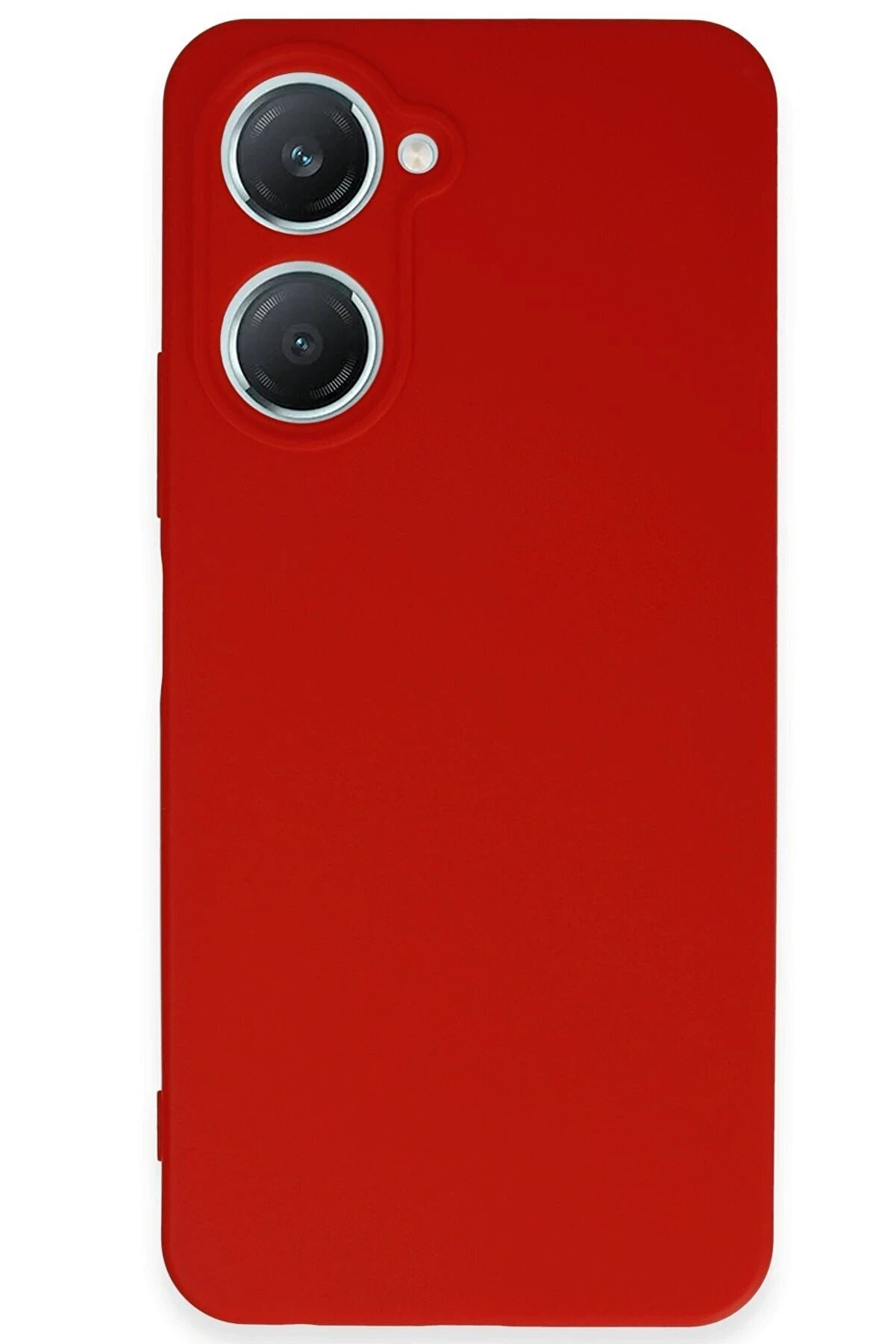 CepteToptan Vivo Y18 Kılıf First Silikon - Kırmızı - DROPX5272-9434