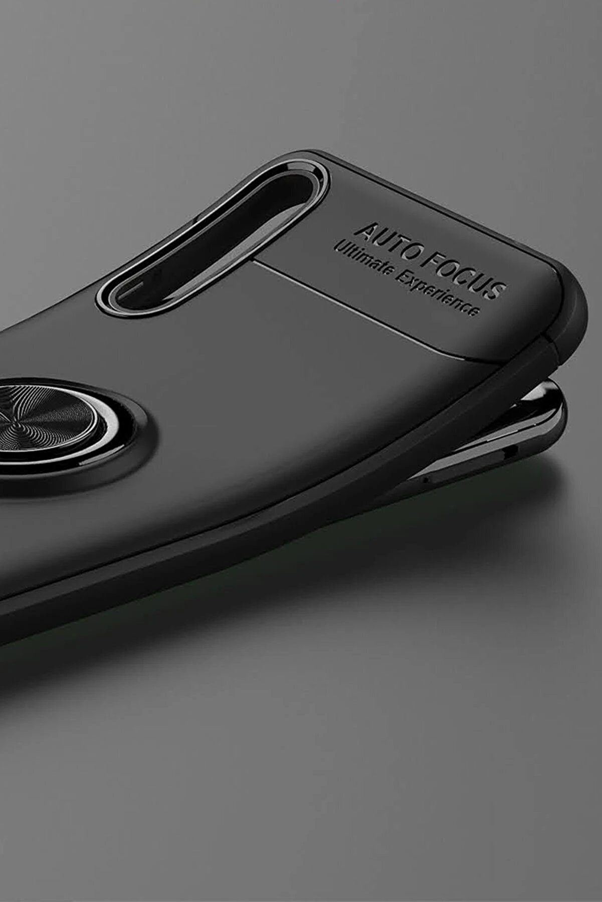 Huawei̇ P Smart S Kılıf Range Y&uuml;z&uuml;kl&uuml; Si̇li̇kon - Si̇yah - Dropx4149-6287