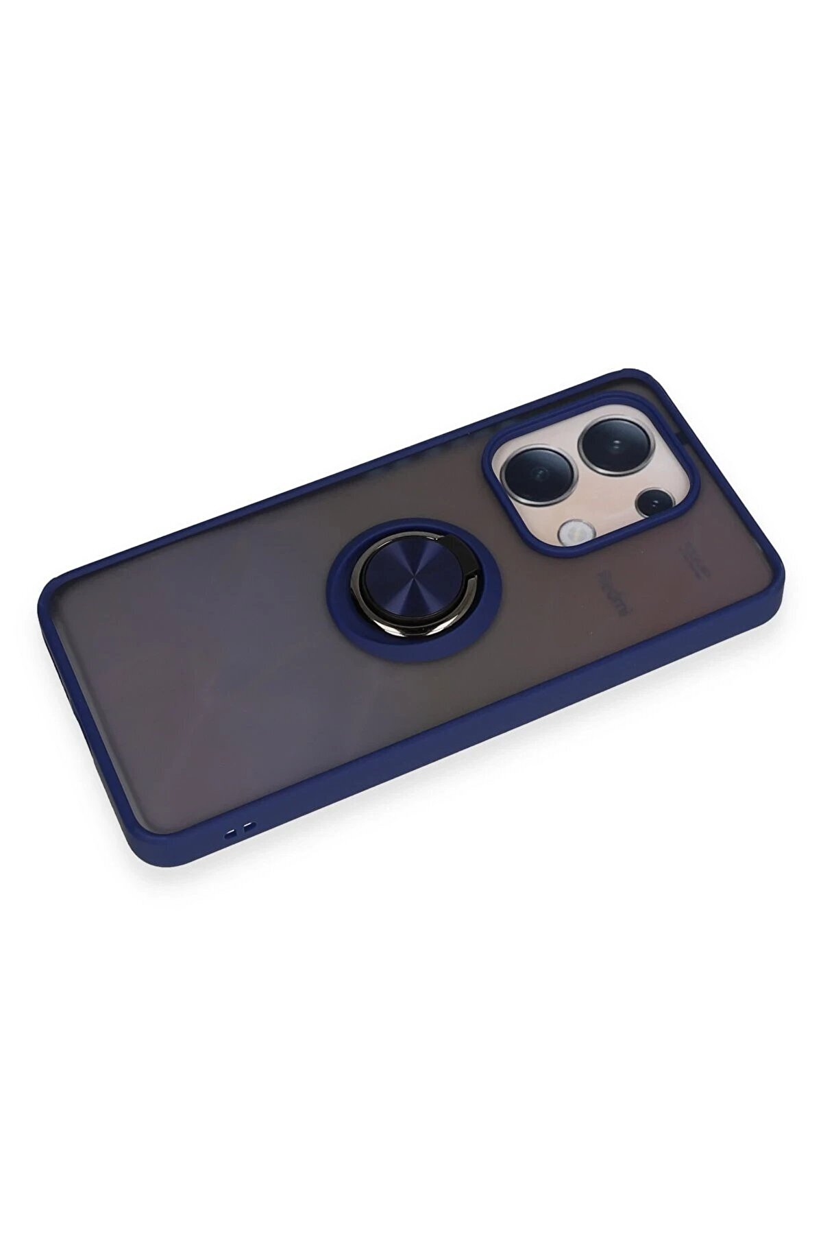 Xi̇aomi̇ Redmi̇ Note 13 4G Kılıf Montreal Yüzüklü Si̇li̇kon Kapak - Laci̇vert - Dropx5136-1831