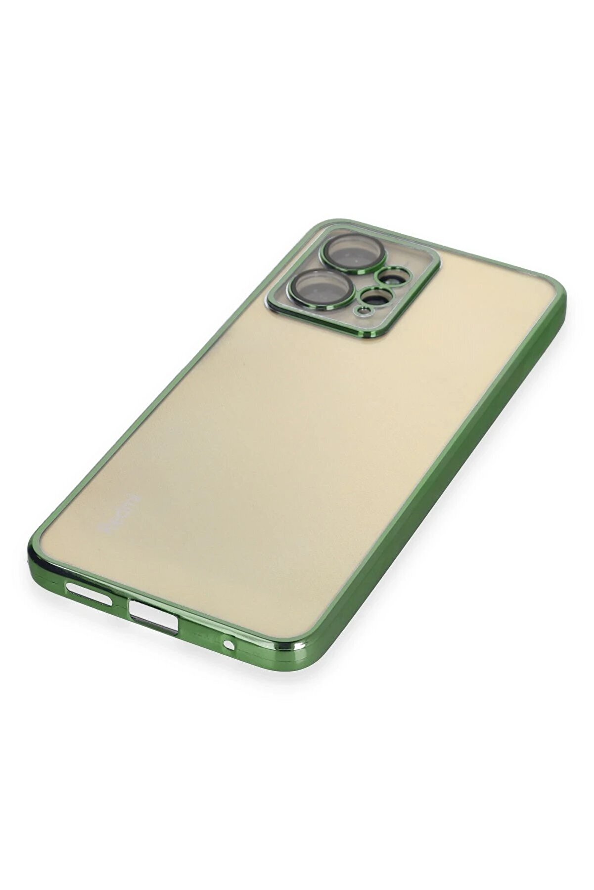 Xi̇aomi̇ Redmi̇ Note 12 4G Kılıf Lensli̇ Si̇li̇kon - Yeşi̇l - Dropx2139-3573