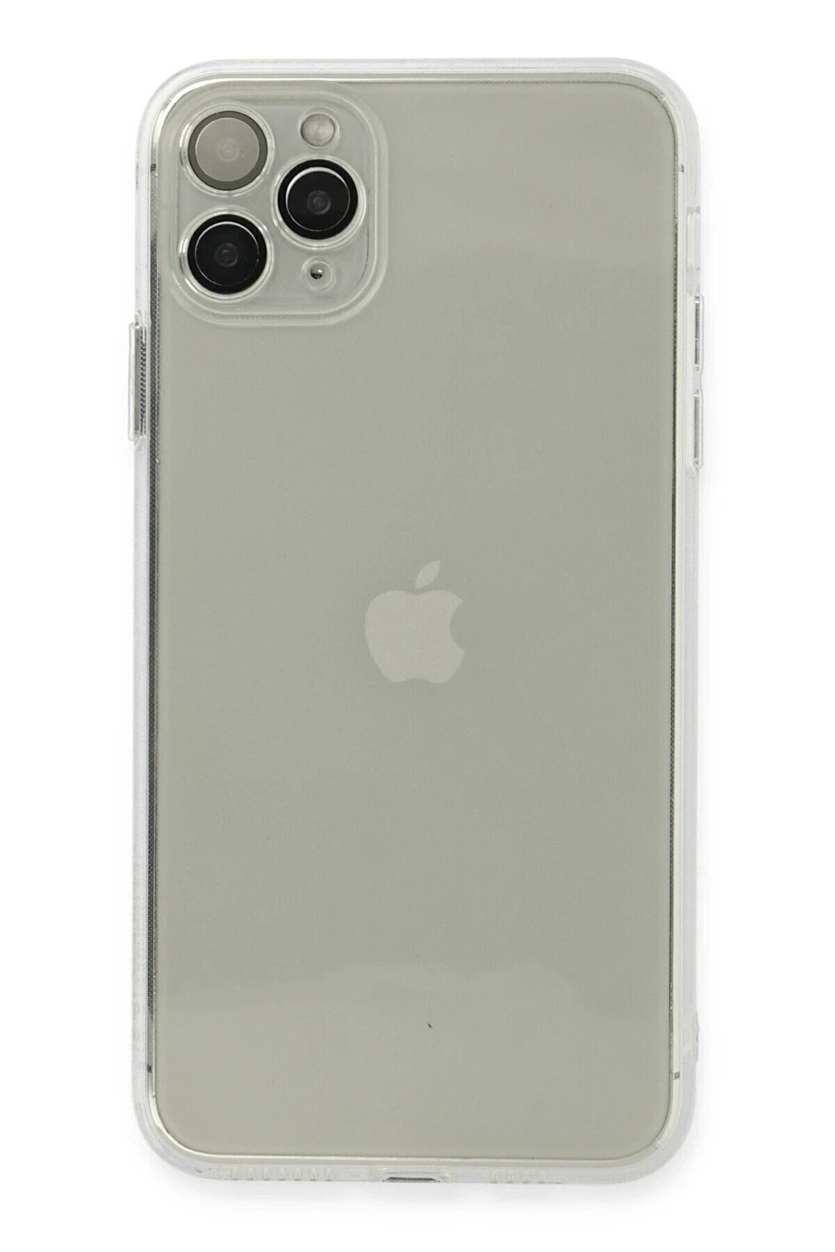 CepteToptan iPhone 11 Pro Max Kılıf Fly Lens Silikon - Şeffaf - DROPX7162-8663