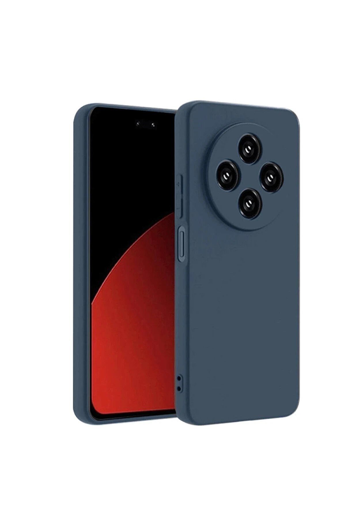 CepteToptan Xiaomi Redmi 14C Kılıf Nano içi Kadife Silikon - Lacivert - DROPX6720-8043