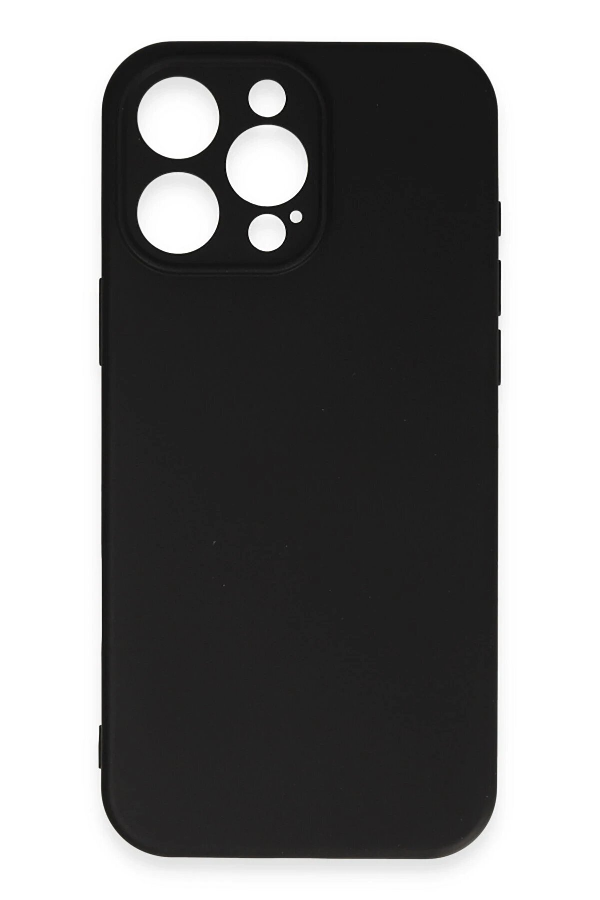 İphone 16 Pro Kılıf Fi̇rst Si̇li̇kon - Si̇yah - Dropx2861-3679